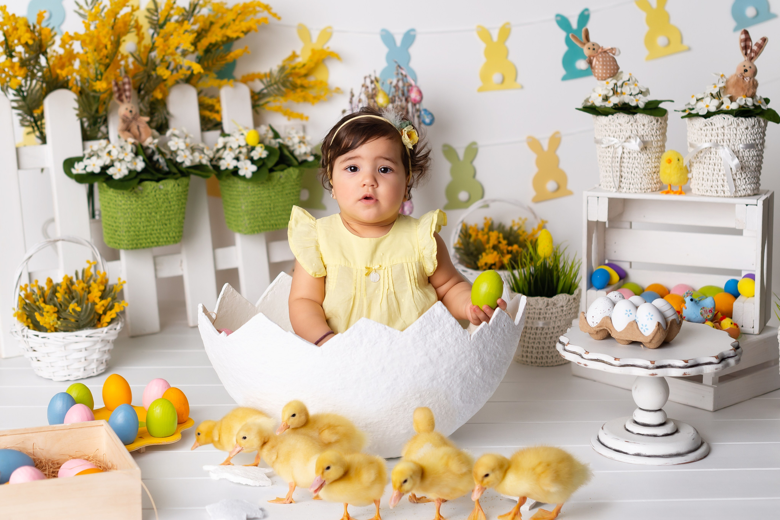 Пасхальная фотосессия малыша. Детская фотостудия «Мандаринка» | Детский фотограф Краснодар