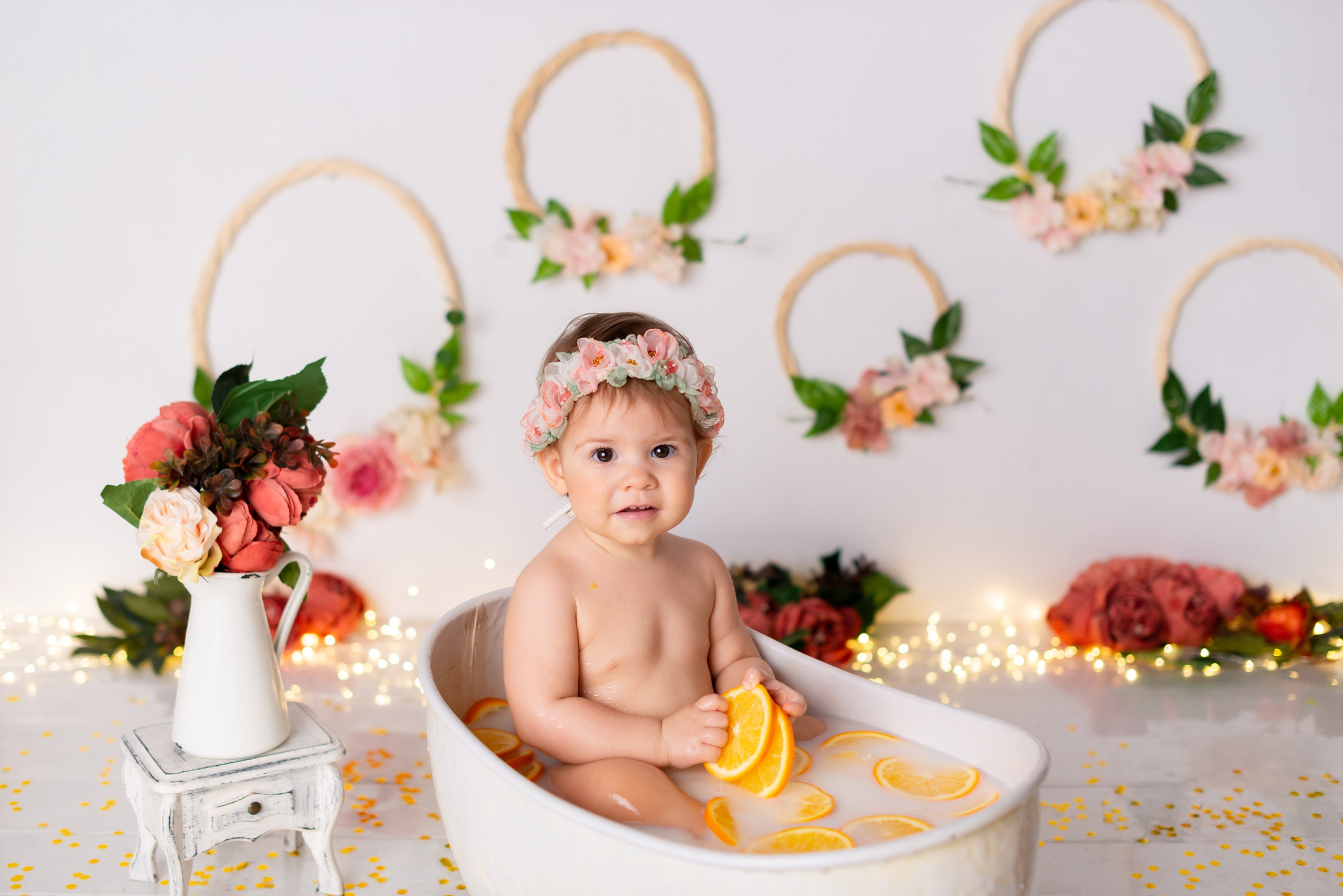Фотосессия малыша в ванночке. Детская фотостудия «Мандаринка» | Детский фотограф Краснодар