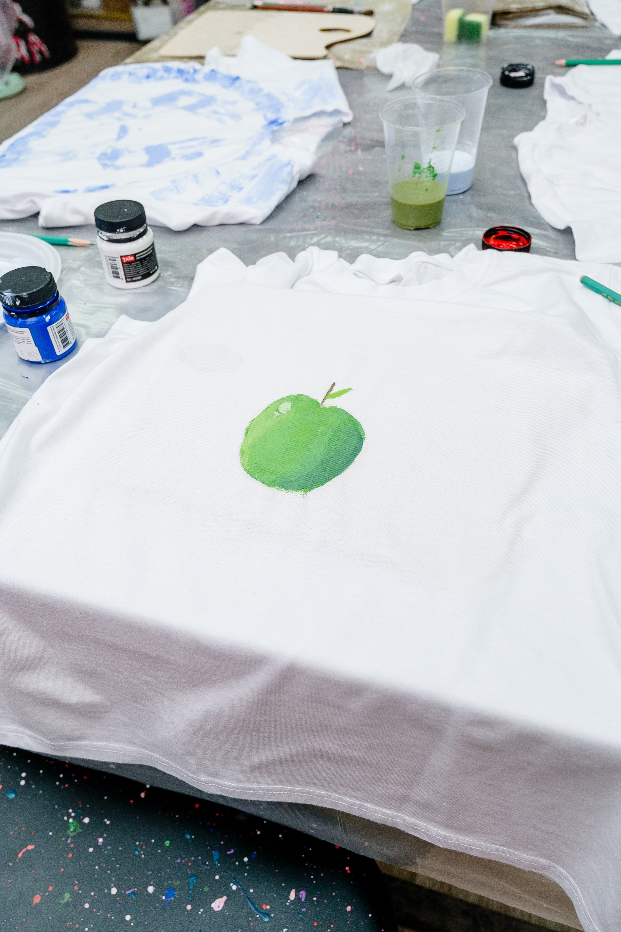 Детский День рождения. Мк роспись футболок. Alice_insomnia