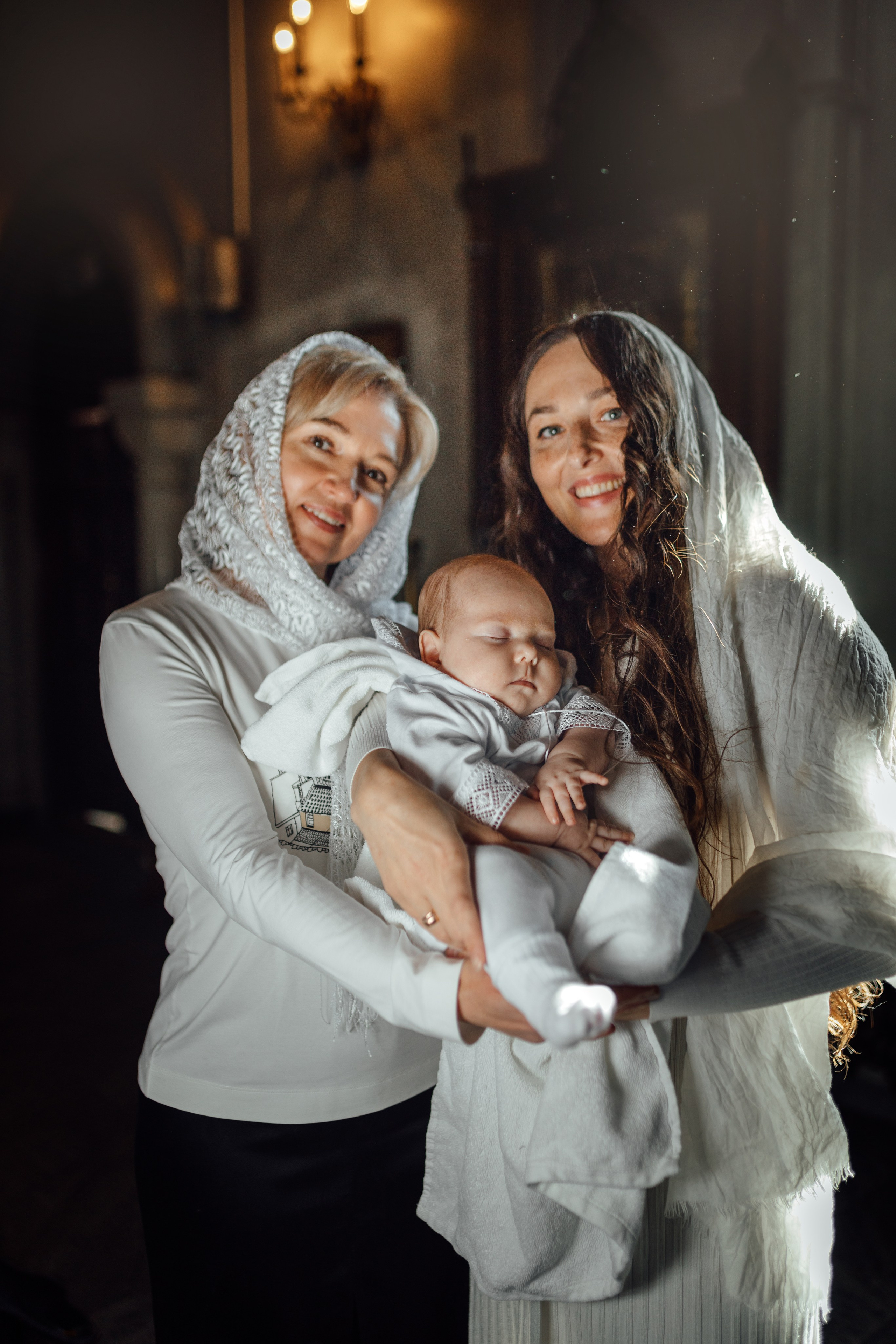 Крещение Тимура храм иконы Всех Скорбящих Радость, октябрь 2024