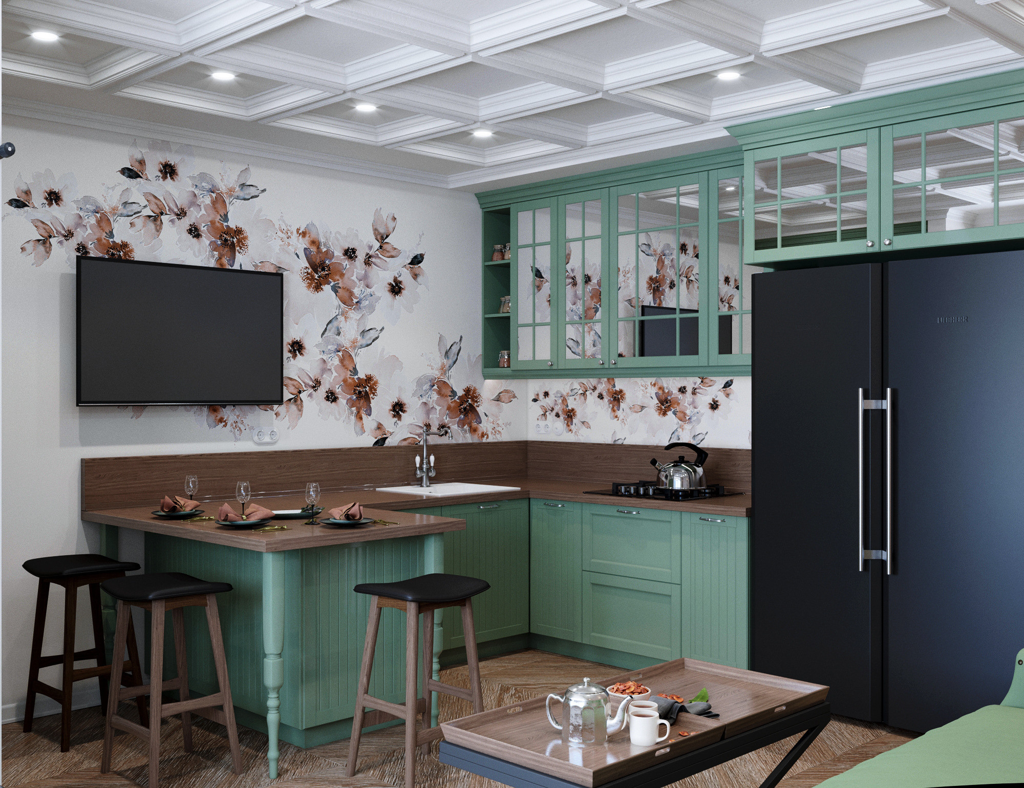 Ремонт в квартире ЖК «Дубравная». Дизайнерский ремонт квартир и домов под ключ в Казани