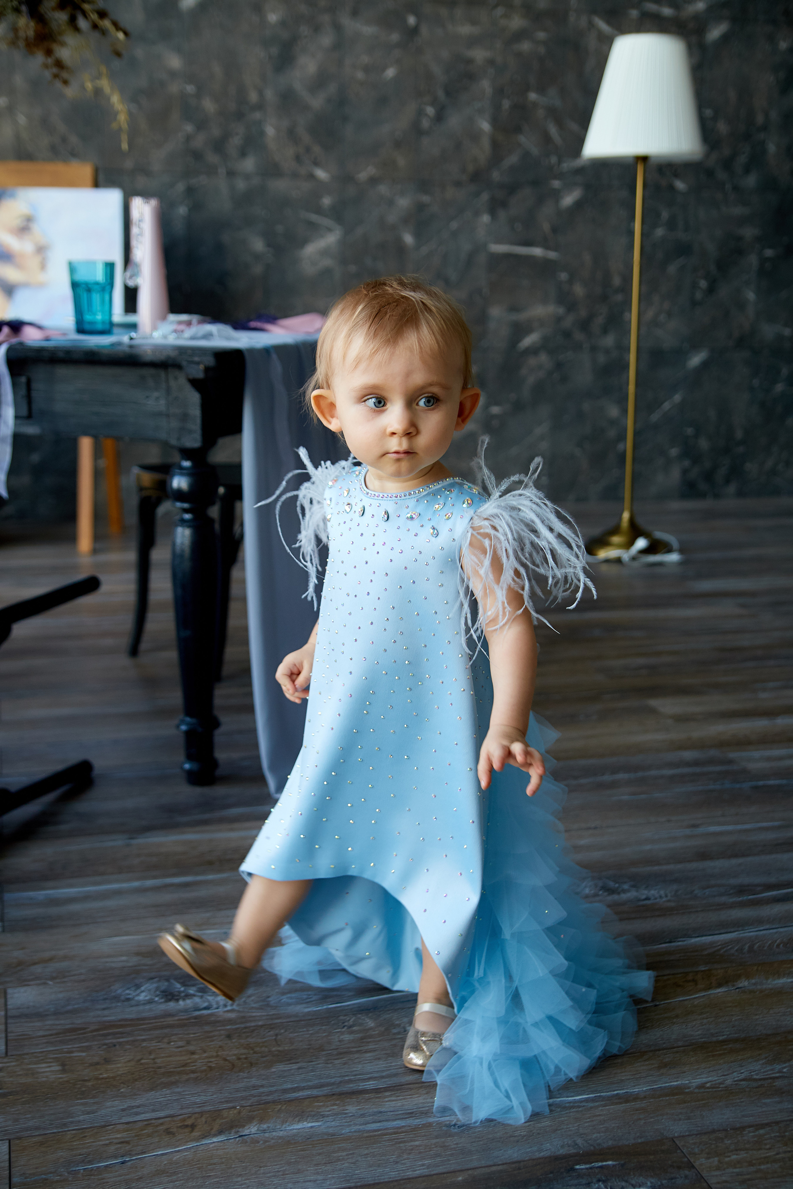 Маленькая Августина и ее новое платье. Профессиональный фотограф Светлана Писарева