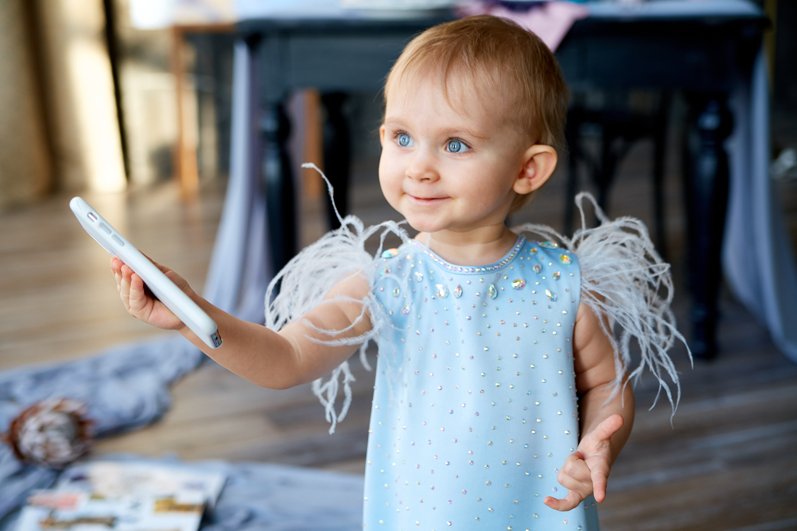 Маленькая Августина и ее новое платье. Профессиональный фотограф Светлана Писарева