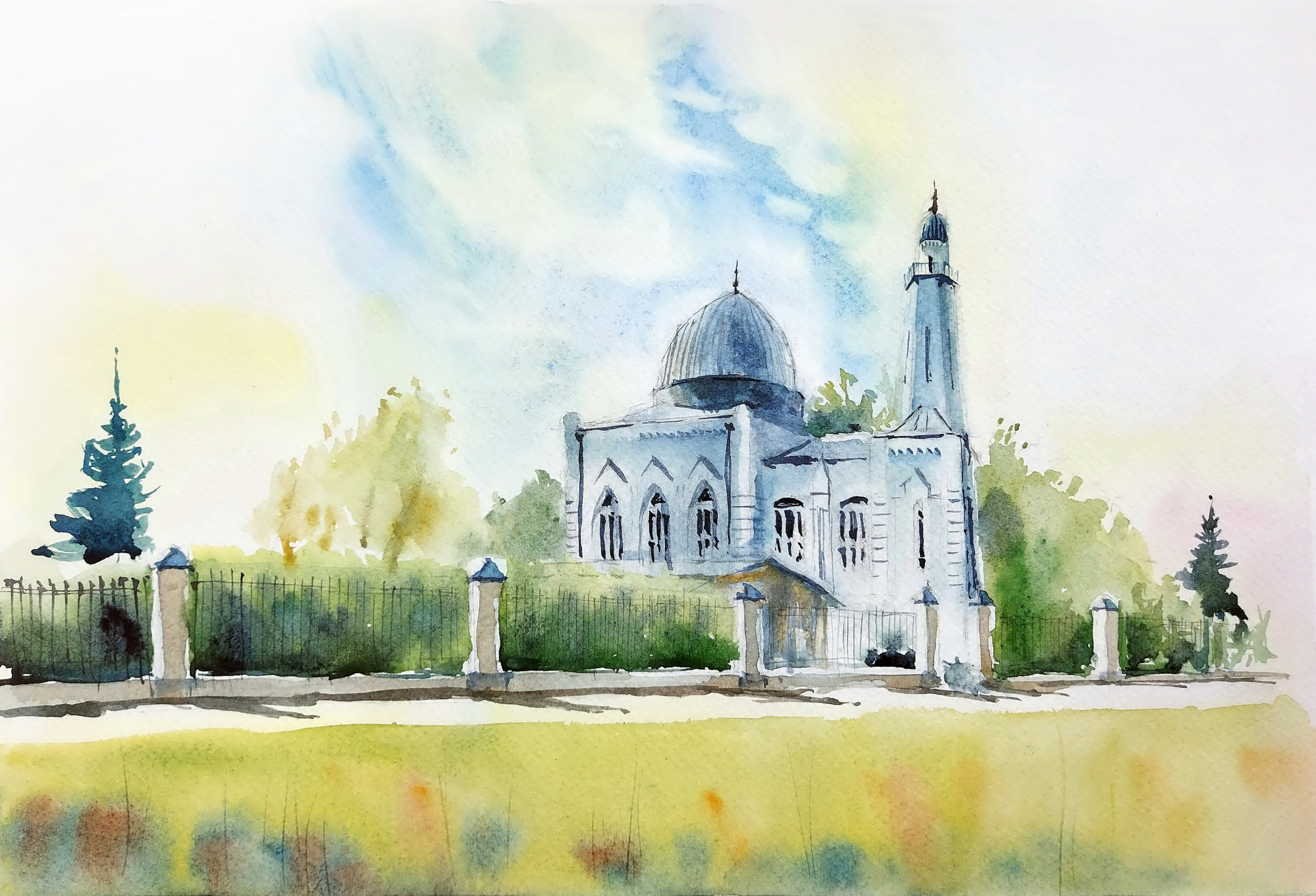 The White Mosque | Tomsk, Russia | June 2022 | A3 | N/a
