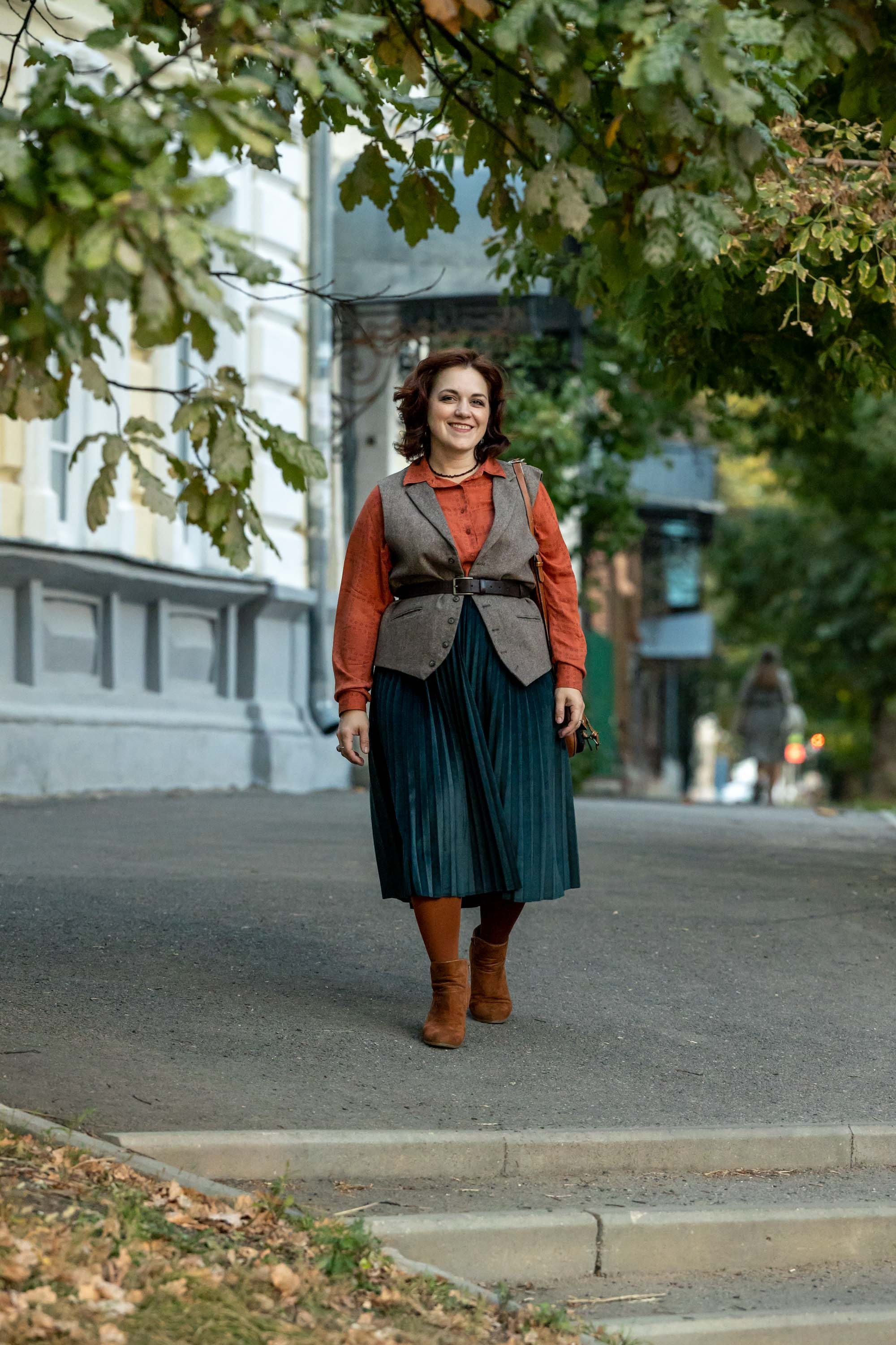 Оксана. Осень. Наталия Клевинскас портретный фотограф в Костроме