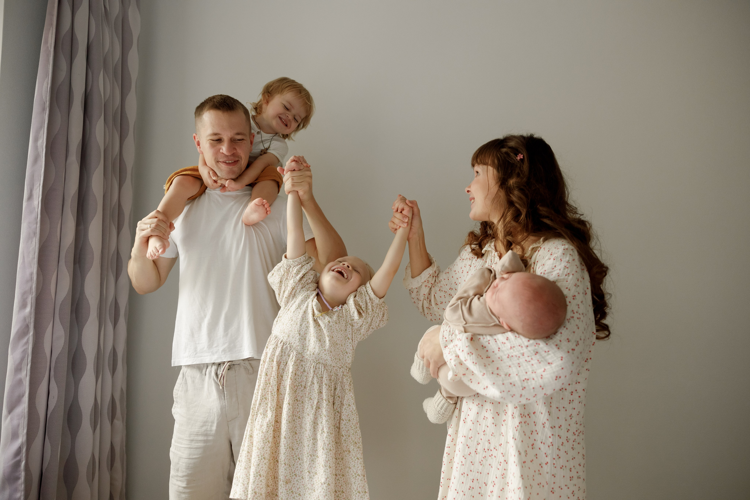 Домашняя семейная съёмка. Фотограф Москва