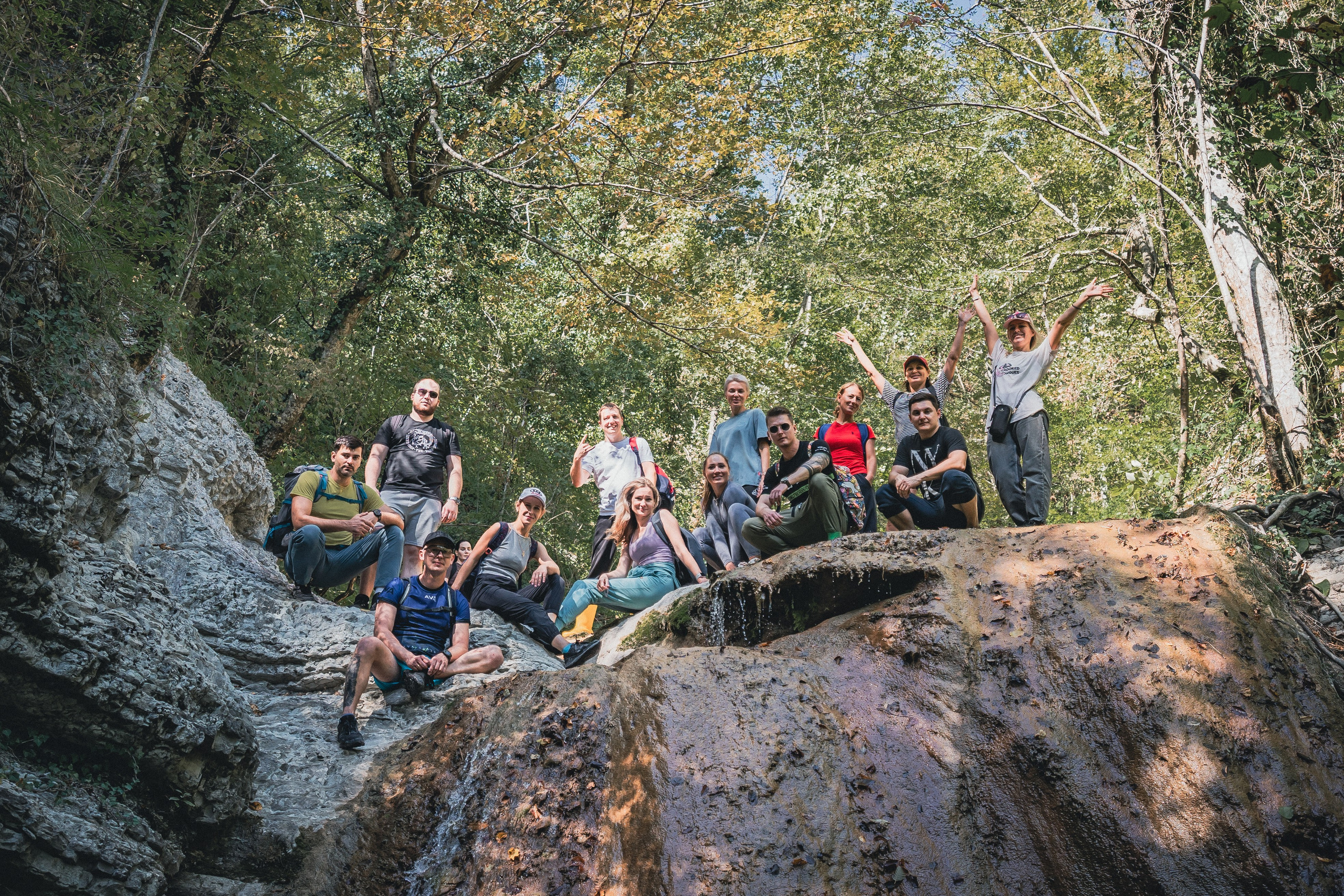 Поход на Полковничьи водопады АСК 26.09.23. Репортажный фотограф в Краснодаре Рындин Дмитрий