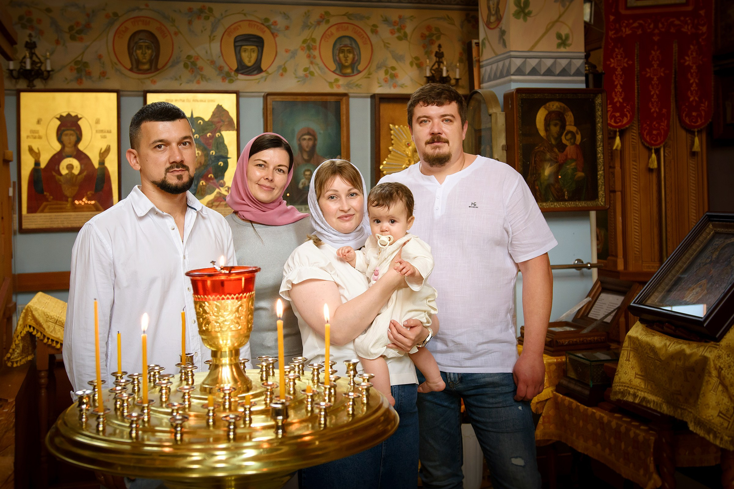 Фотосессии крещения. Фотограф Оксана Сафонова г. Тольятти