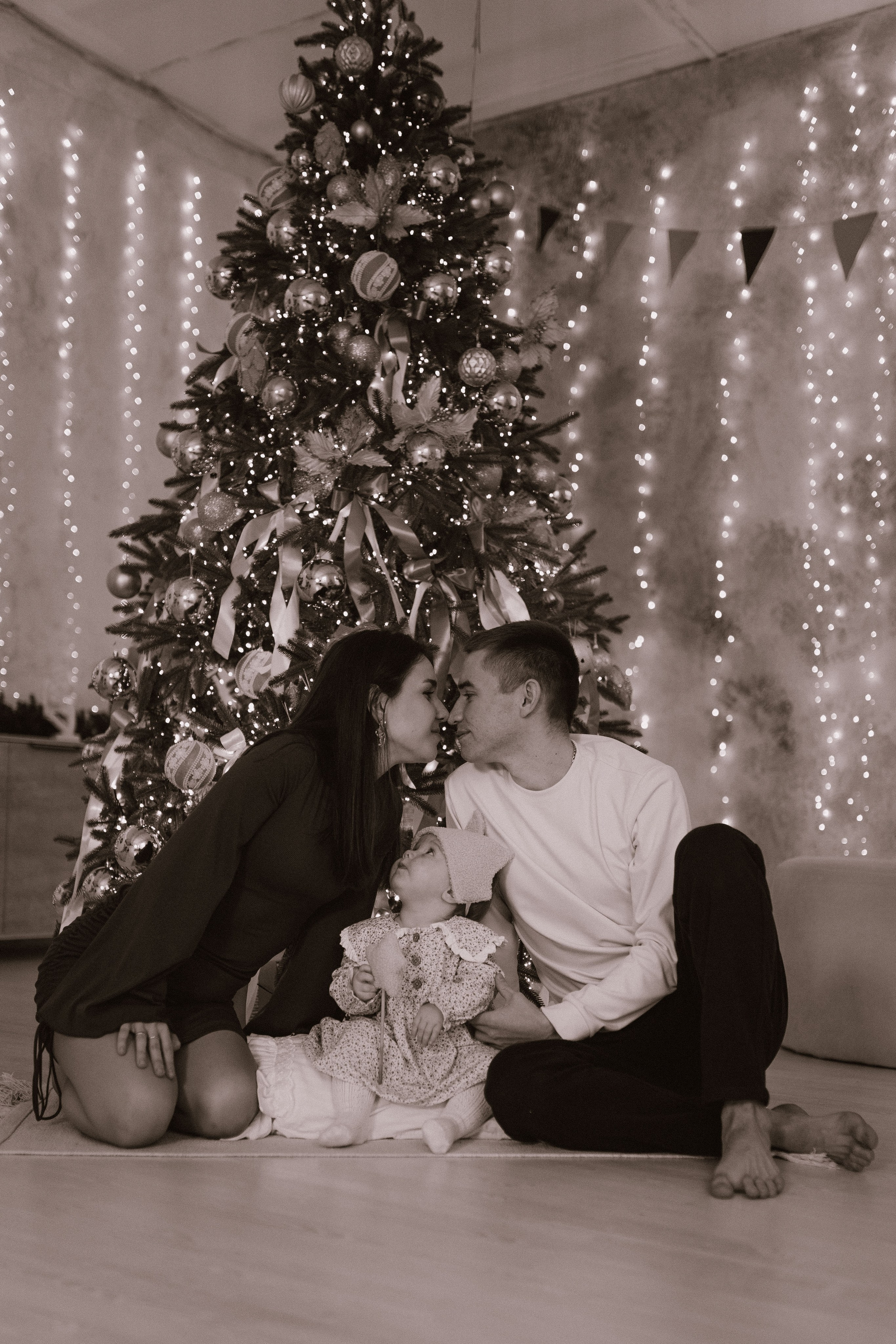 Новогодняя история Дмитрия, Полины и Анюты. Фотограф в Ставрополе Svetlana Matveeva