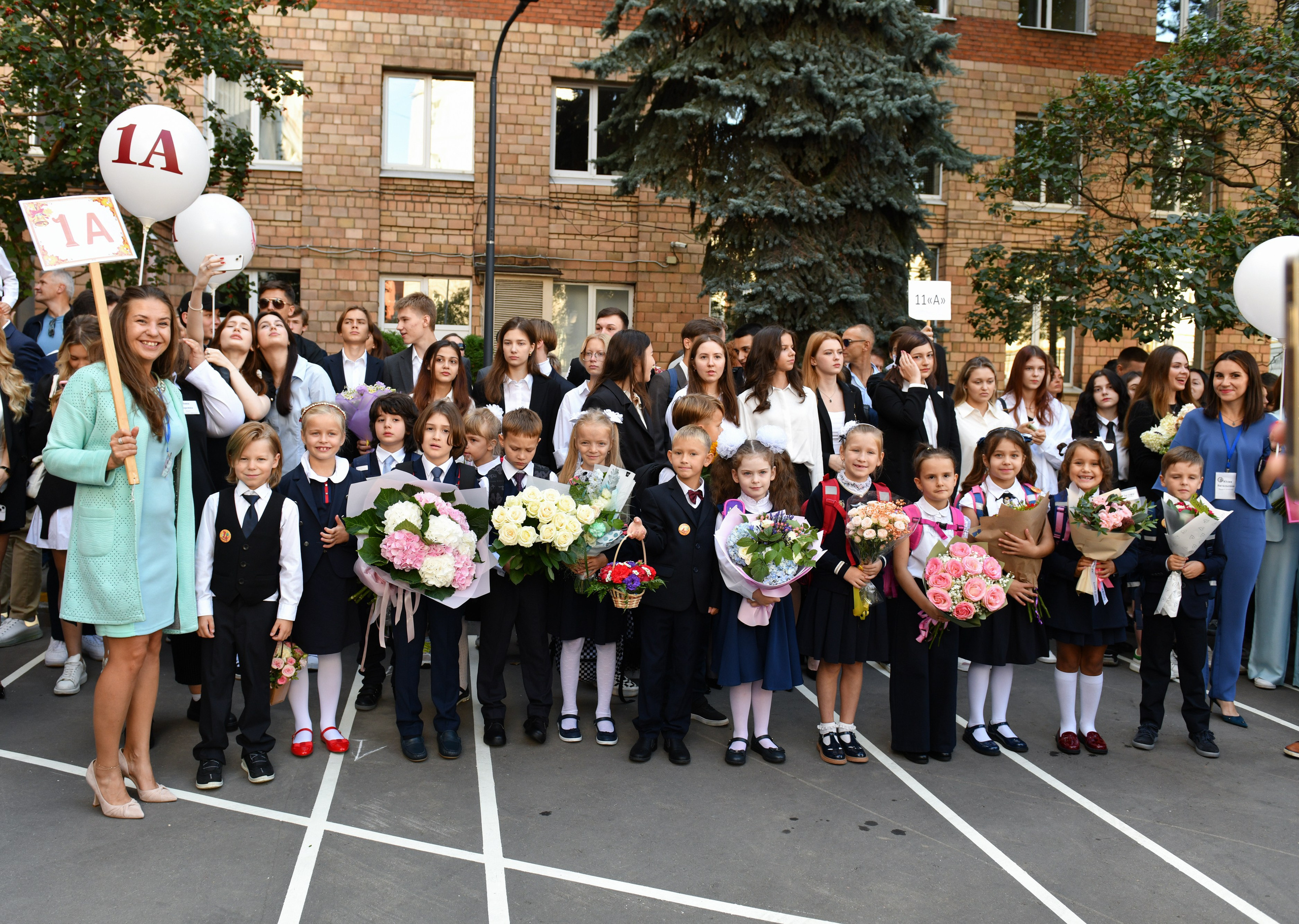 Линейка 1 класс. Свадебный и портретный фотограф в Москве Галина Борисова