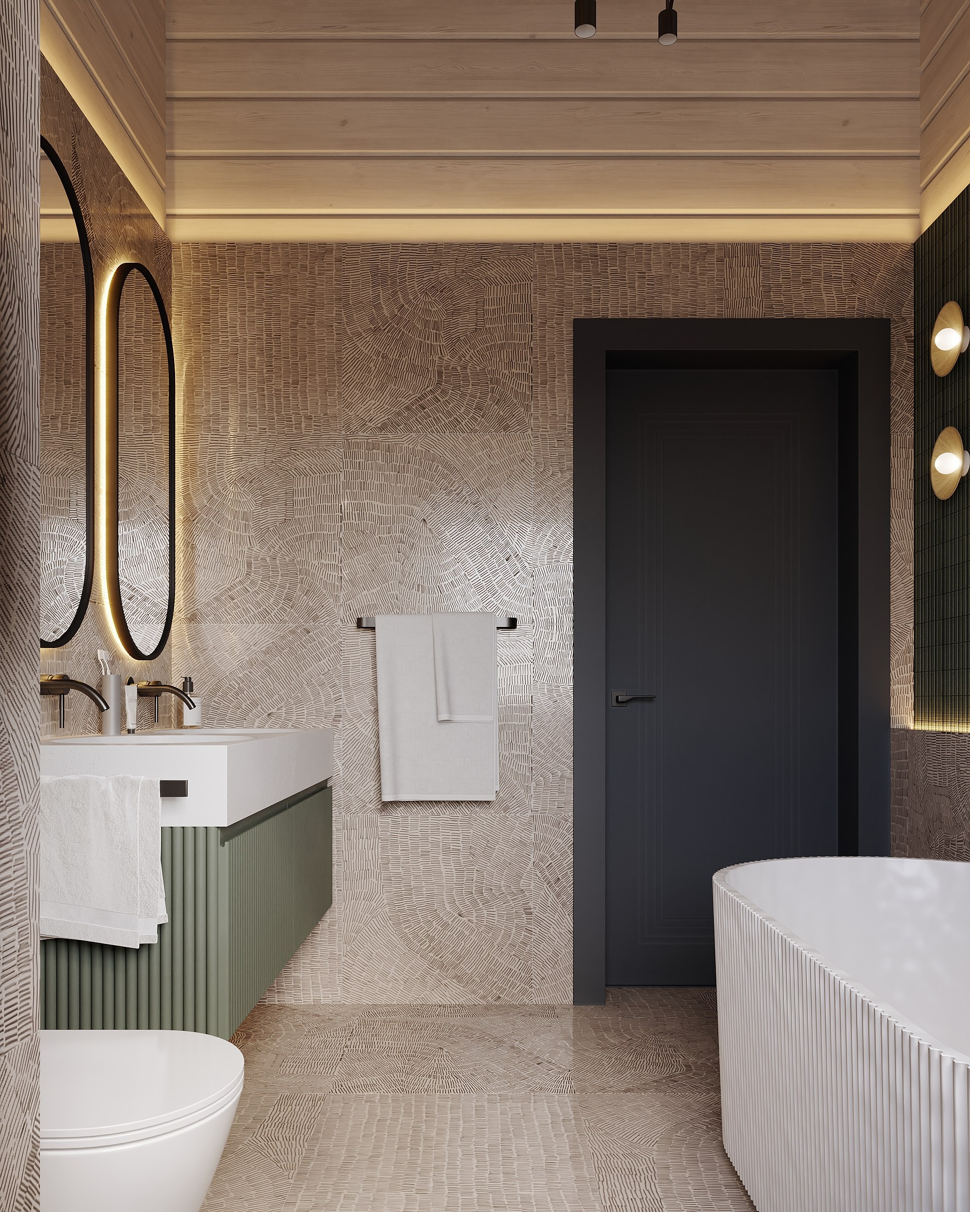 Коттедж в посёлке Истра Кантри Клаб. 3D визуализатор в Москве Сердюк Владислав