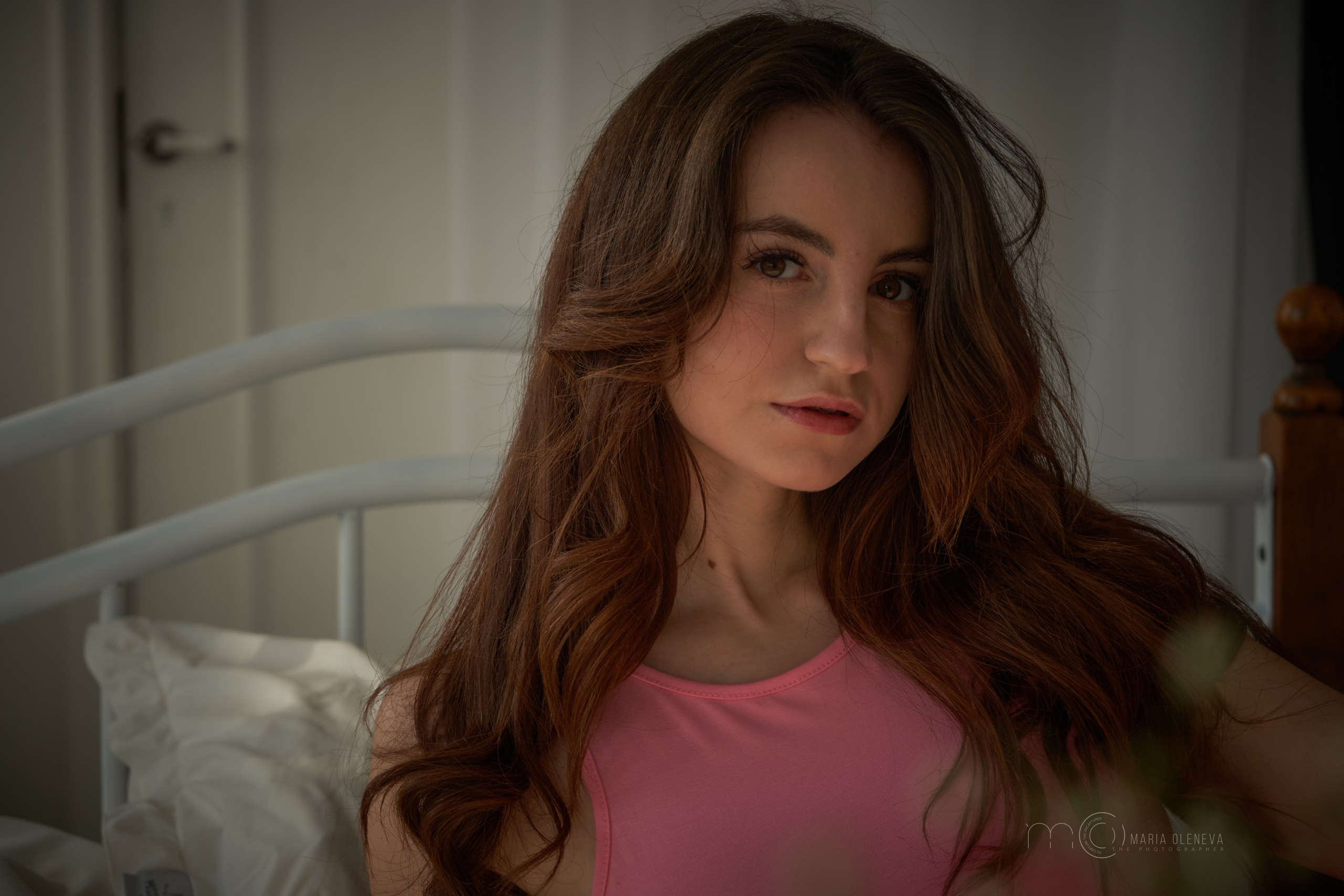 Настя в цветах. Фотограф Мария Оленева