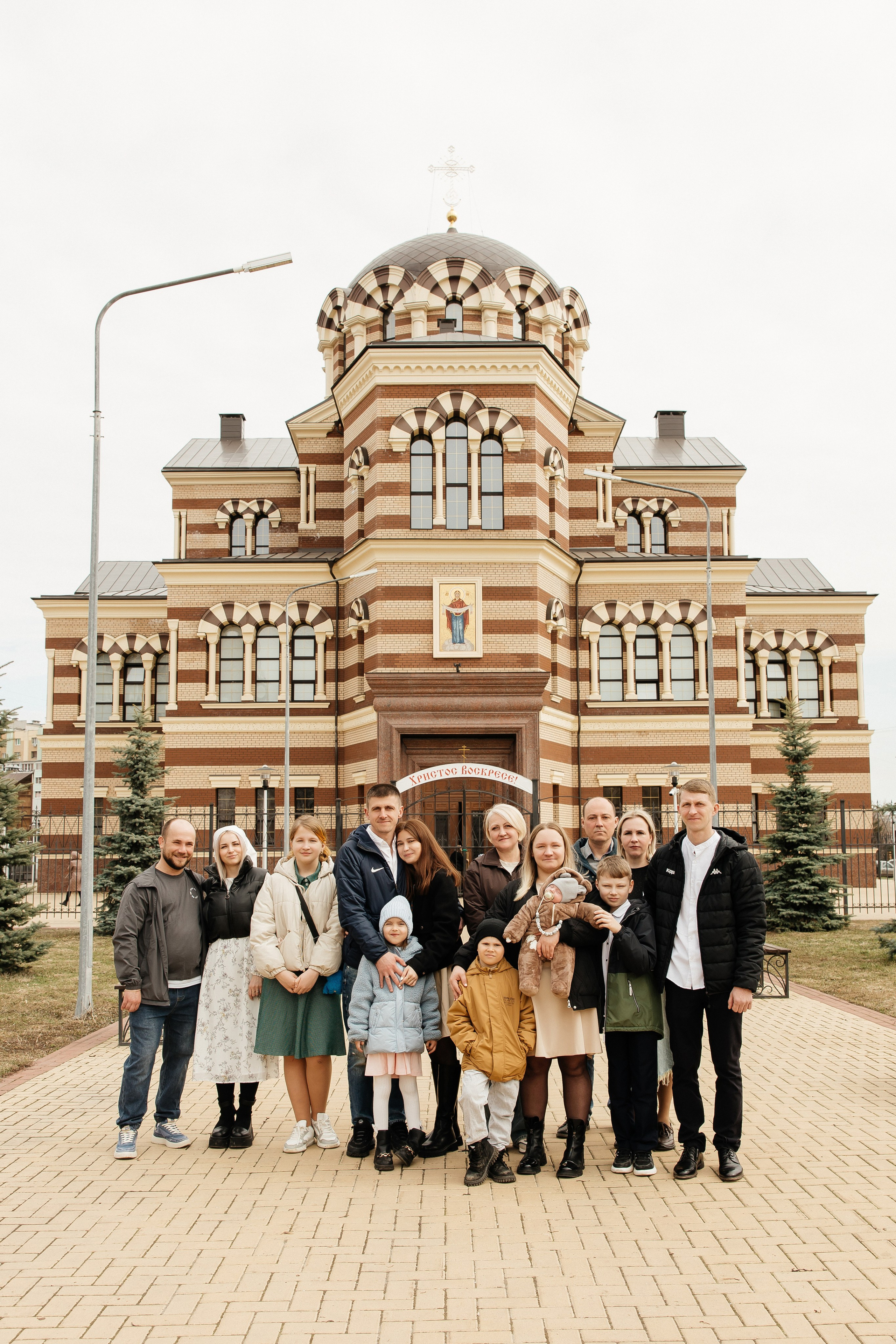Таинство Крещения Максима и Александра. Храм Покрова Пресвятой Богородицы