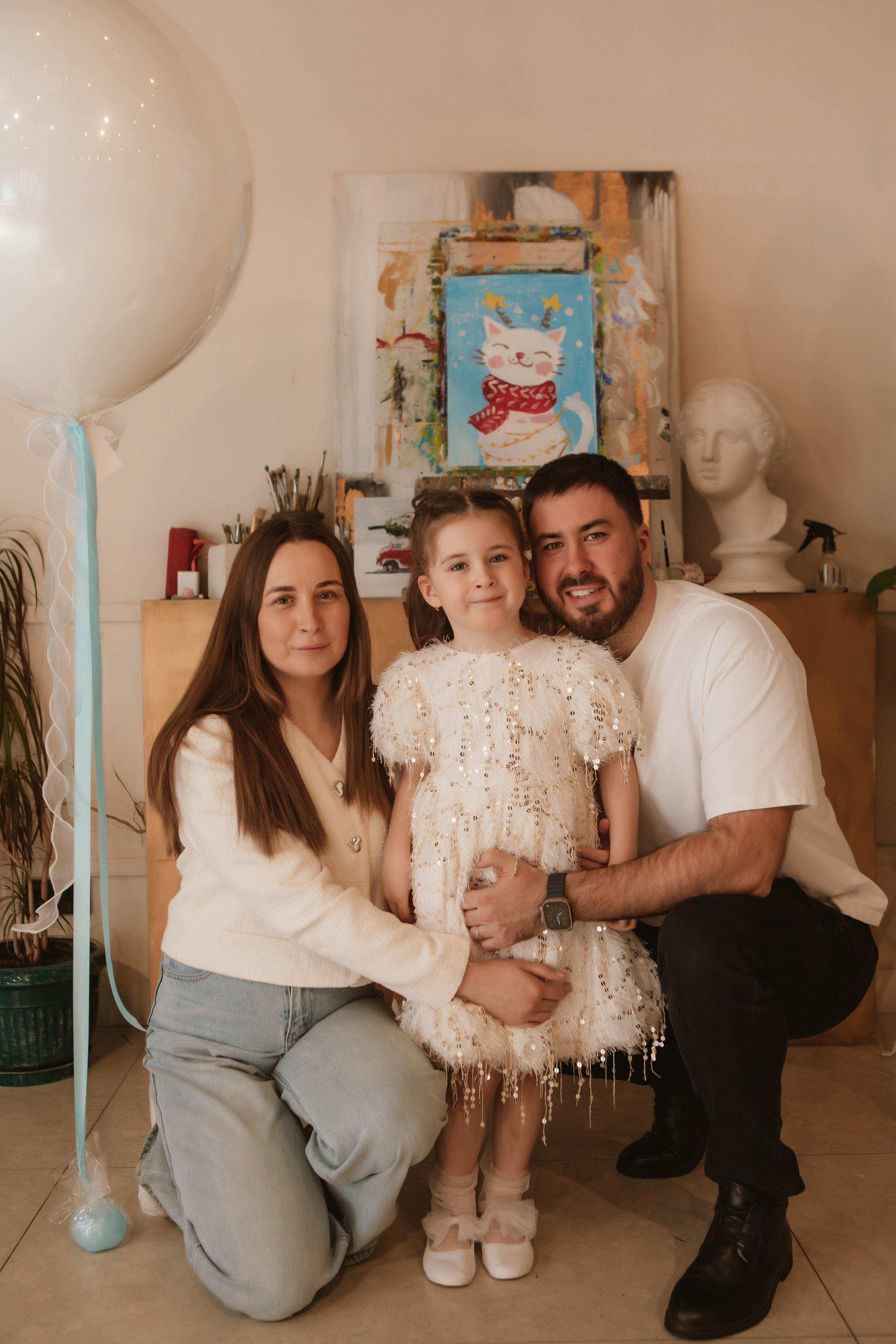 Полине 5 лет! Студия живописи «Градиент». Семейный фотограф в Челябинске Ксения Зубкова