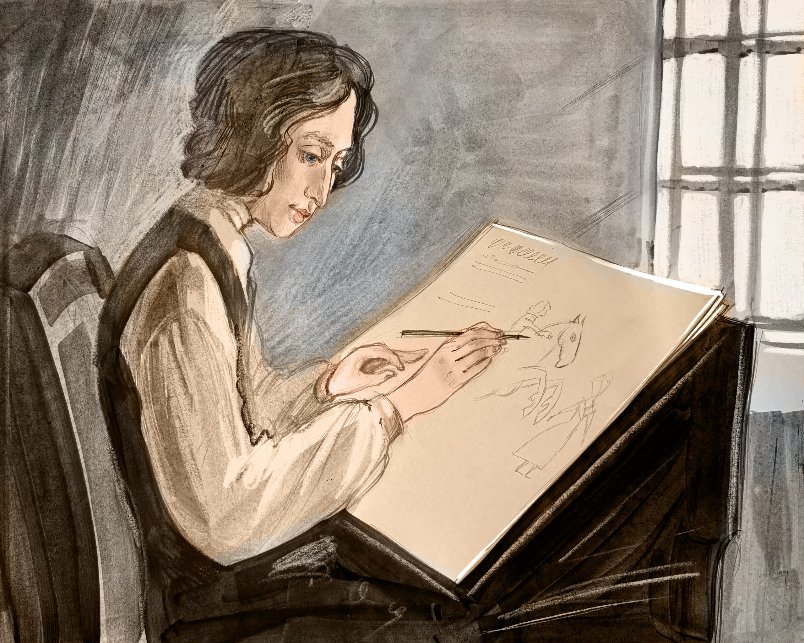 Шопен. Художник Анна Хопта