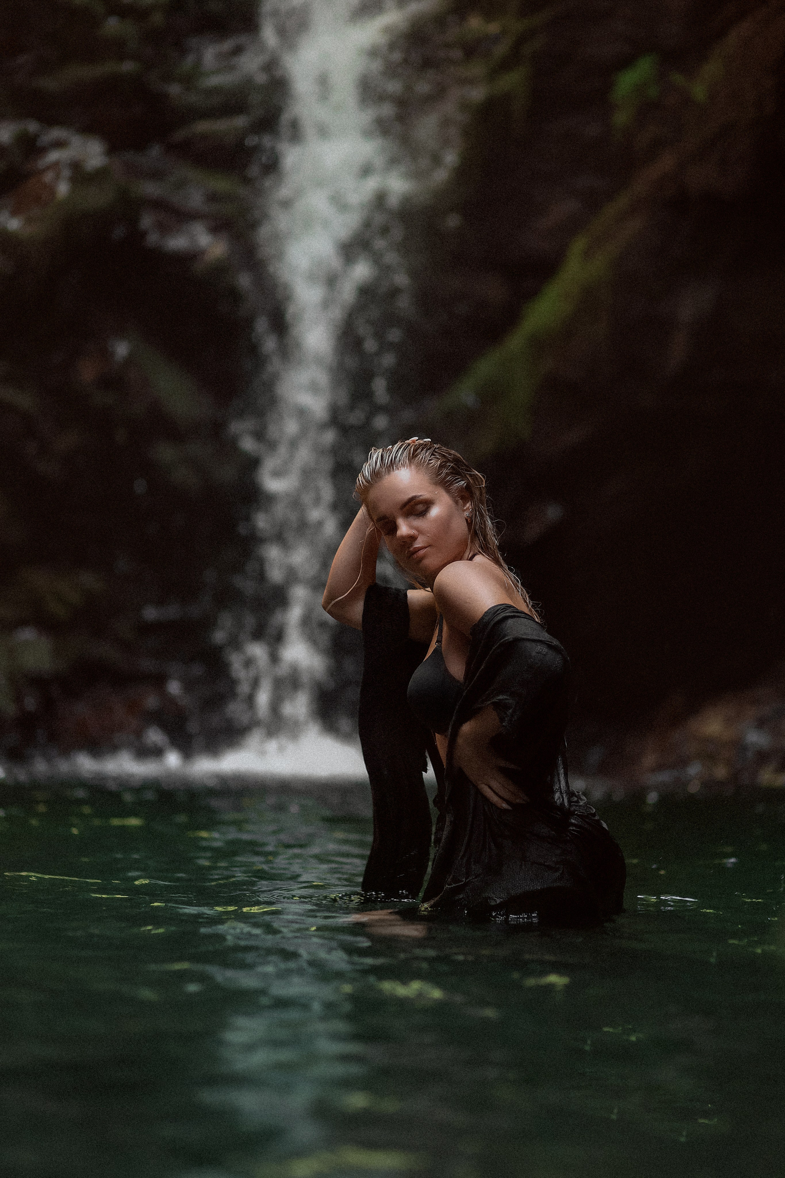 Водопады. Фотограф в городе Сочи