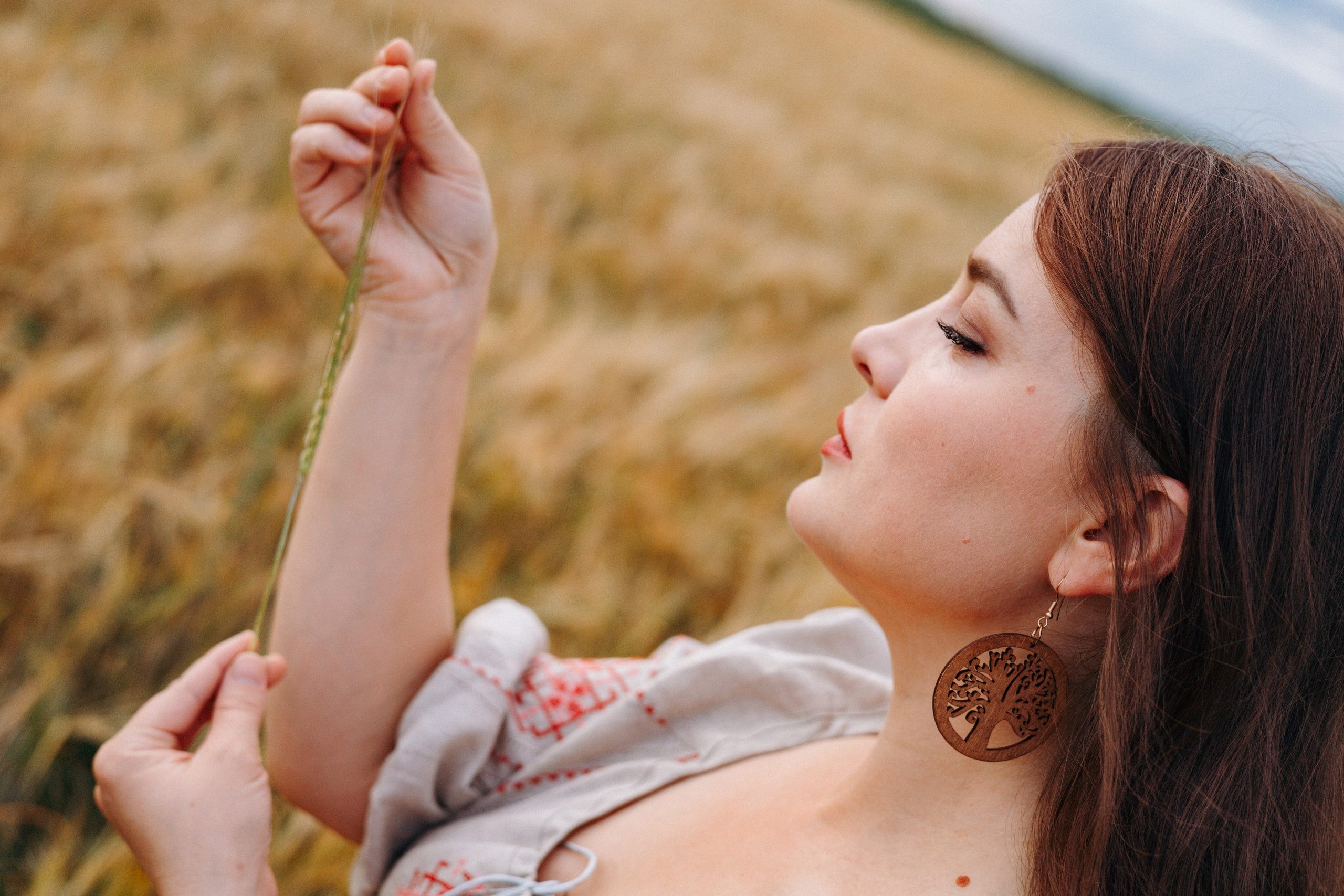 Оксана в пшеничном поле. Ваш фотограф