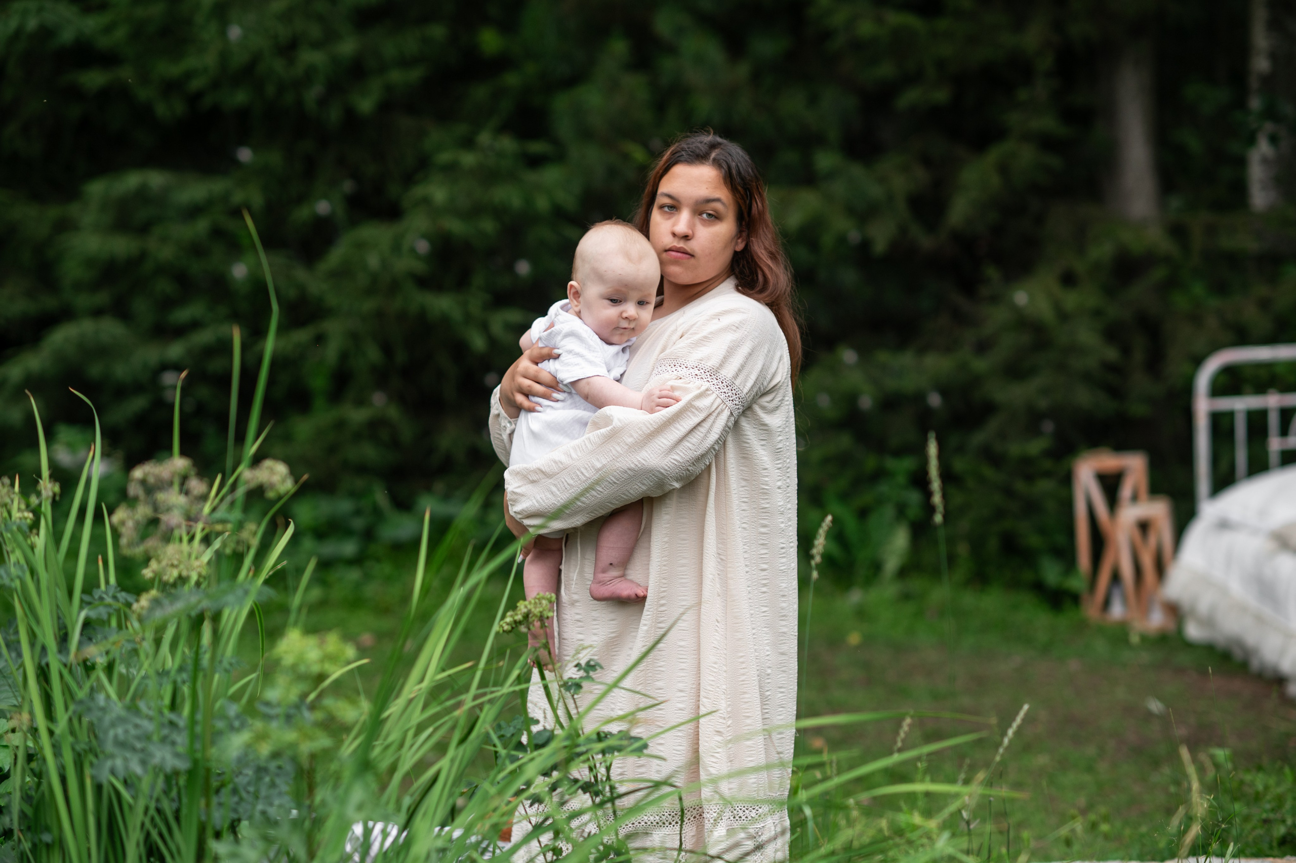 В САДУ. Семейный фотограф Екатеринбург Лора Мур