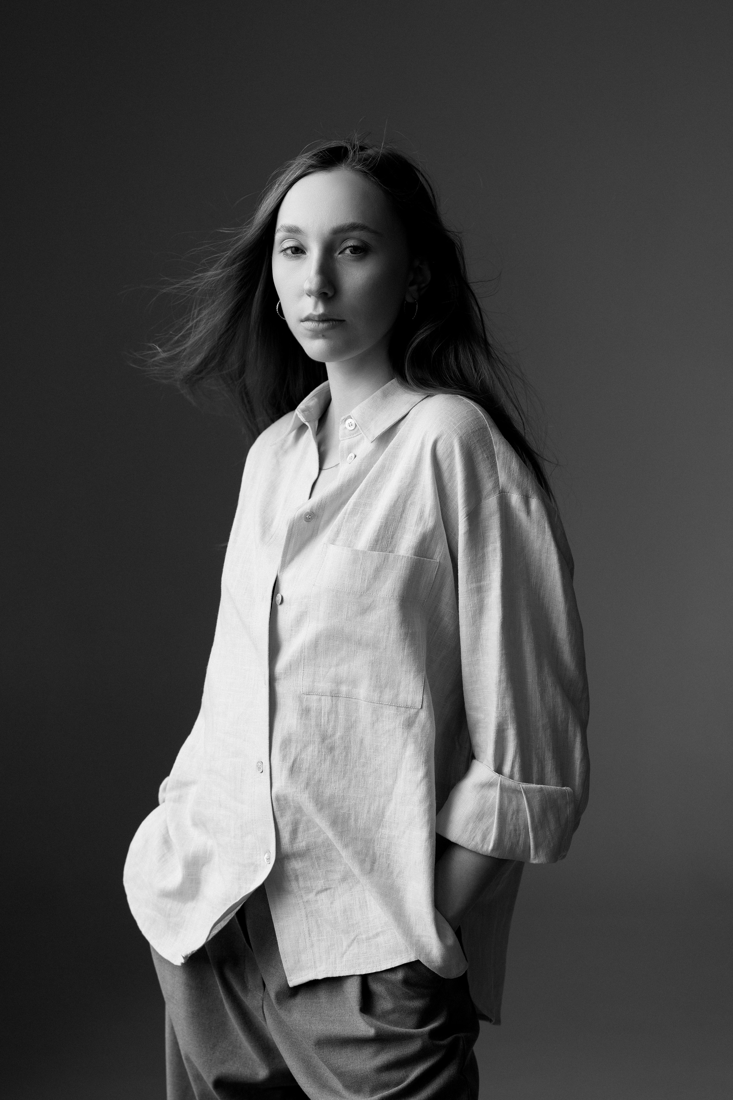 Женский портрет в студии. Фотограф Минск