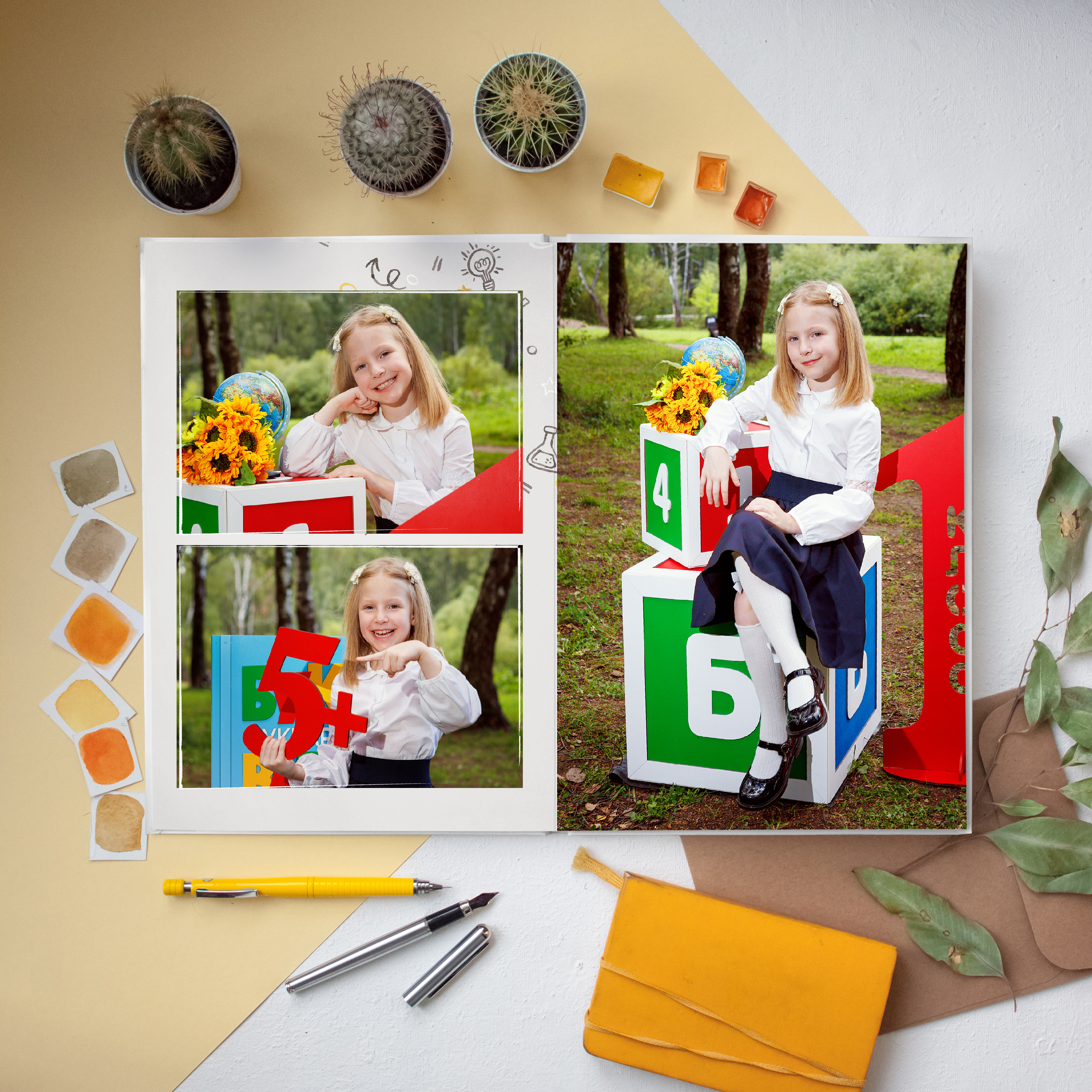 — Альбом для 1 класса. Выпускные альбомы для школ и детских садов