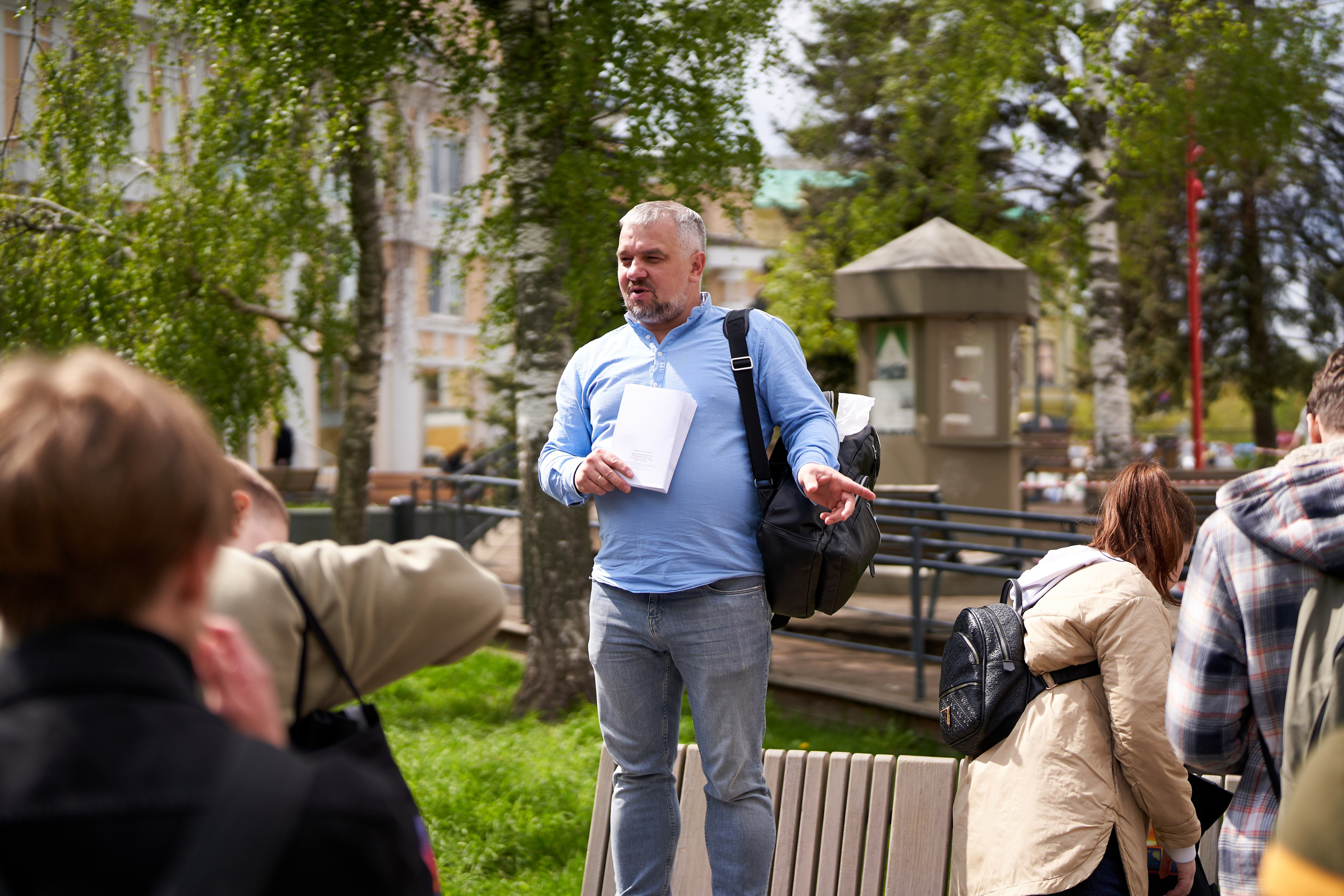 Городской квест в рамках регионального фестиваля «Учись без границ». Репортажный фотограф Вилянов Евгений. Нижний Новгород