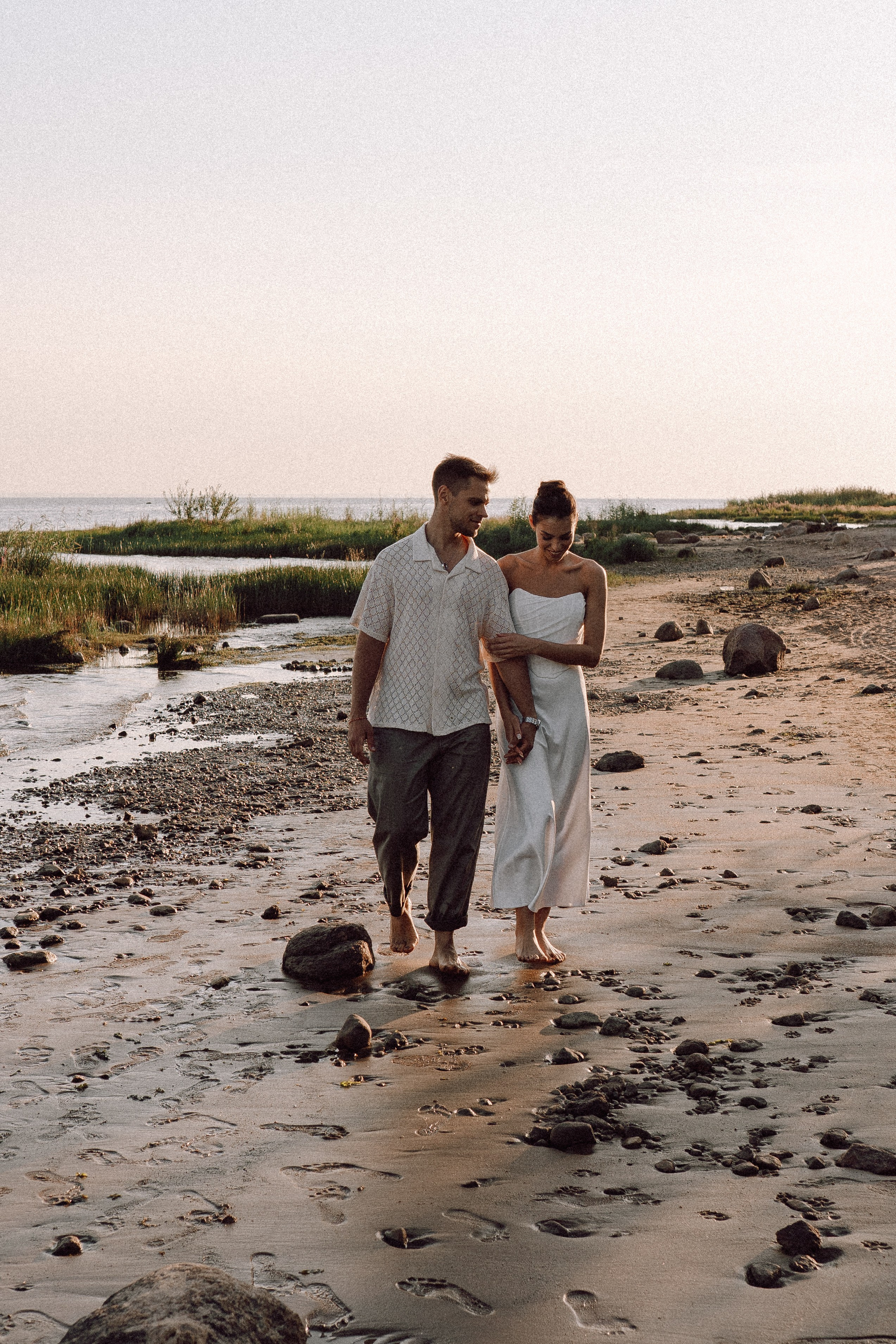 СВАДЕБНАЯ ФОТОСЕССИЯ ВЫЕЗДНОЙ ЦЕРЕМОНИИ (ФИНСКИЙ ЗАЛИВ). Профессиональный фотограф, Санкт-Петербург — Виктория Богомолова