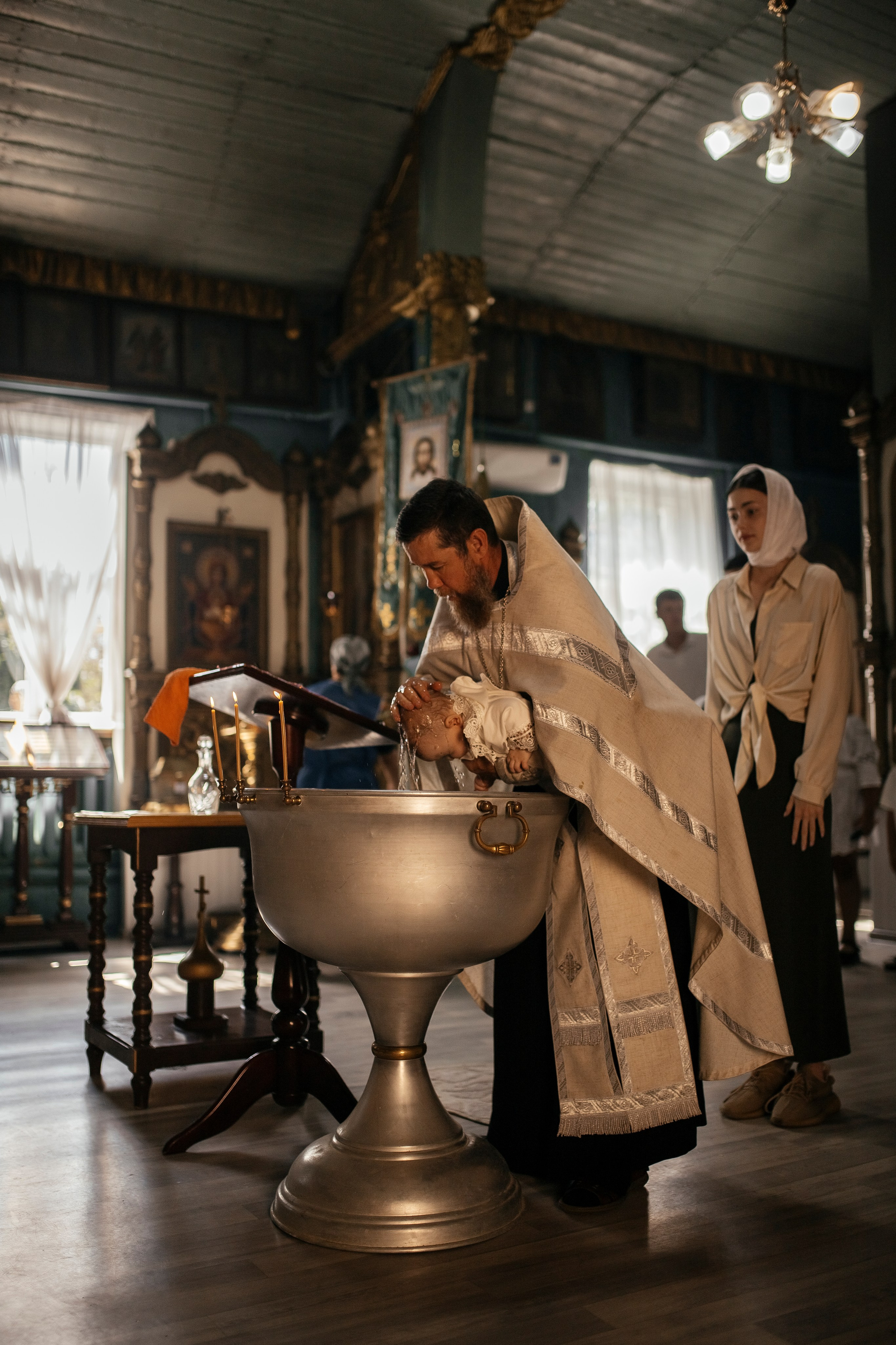 Таинство Крещения Мирославы. Фотограф Сальск Катерина