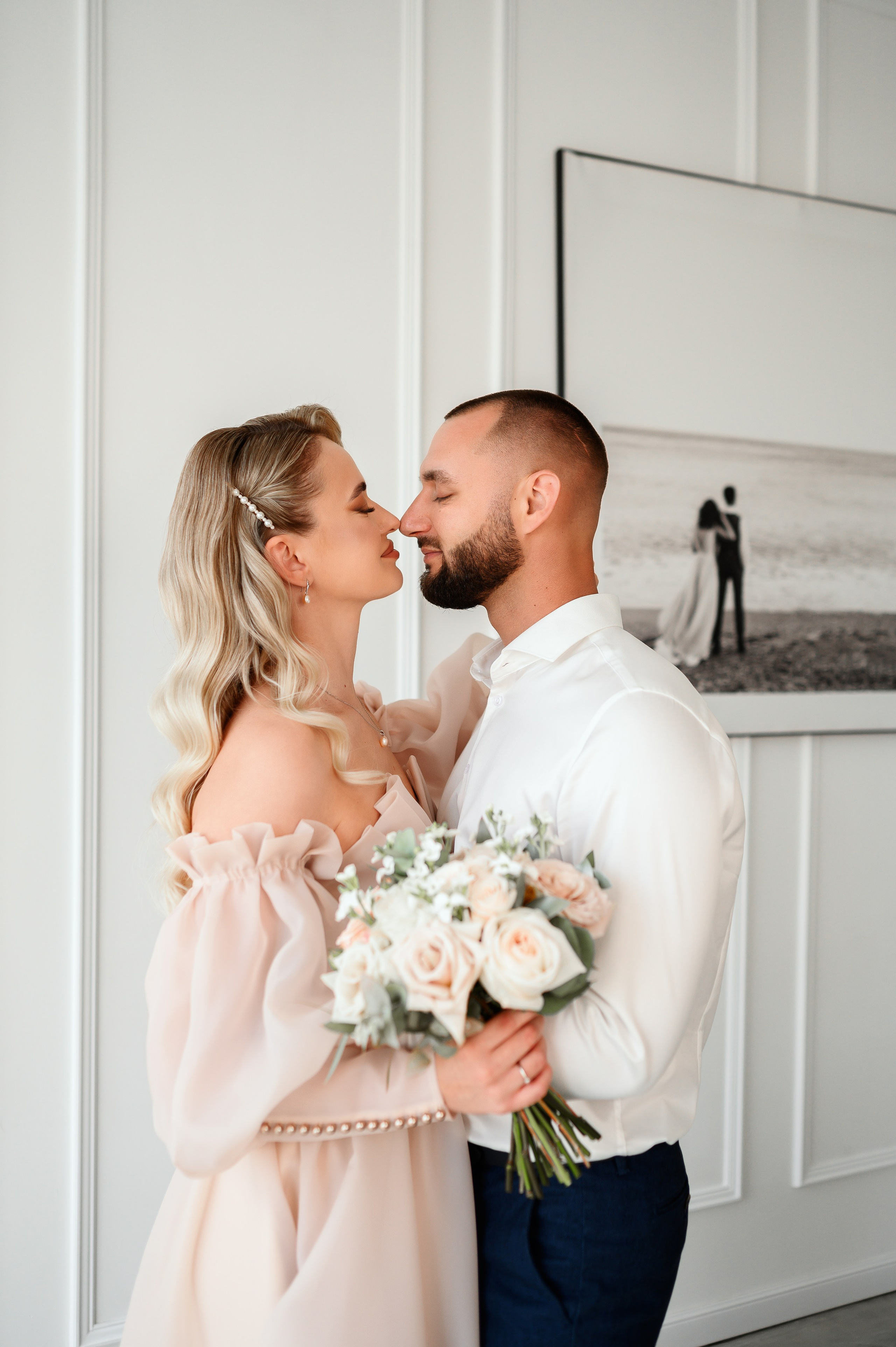 Ангелина и Александр | свадебная студийная съемка. Фотограф в Краснодаре Скубицкая Альбина