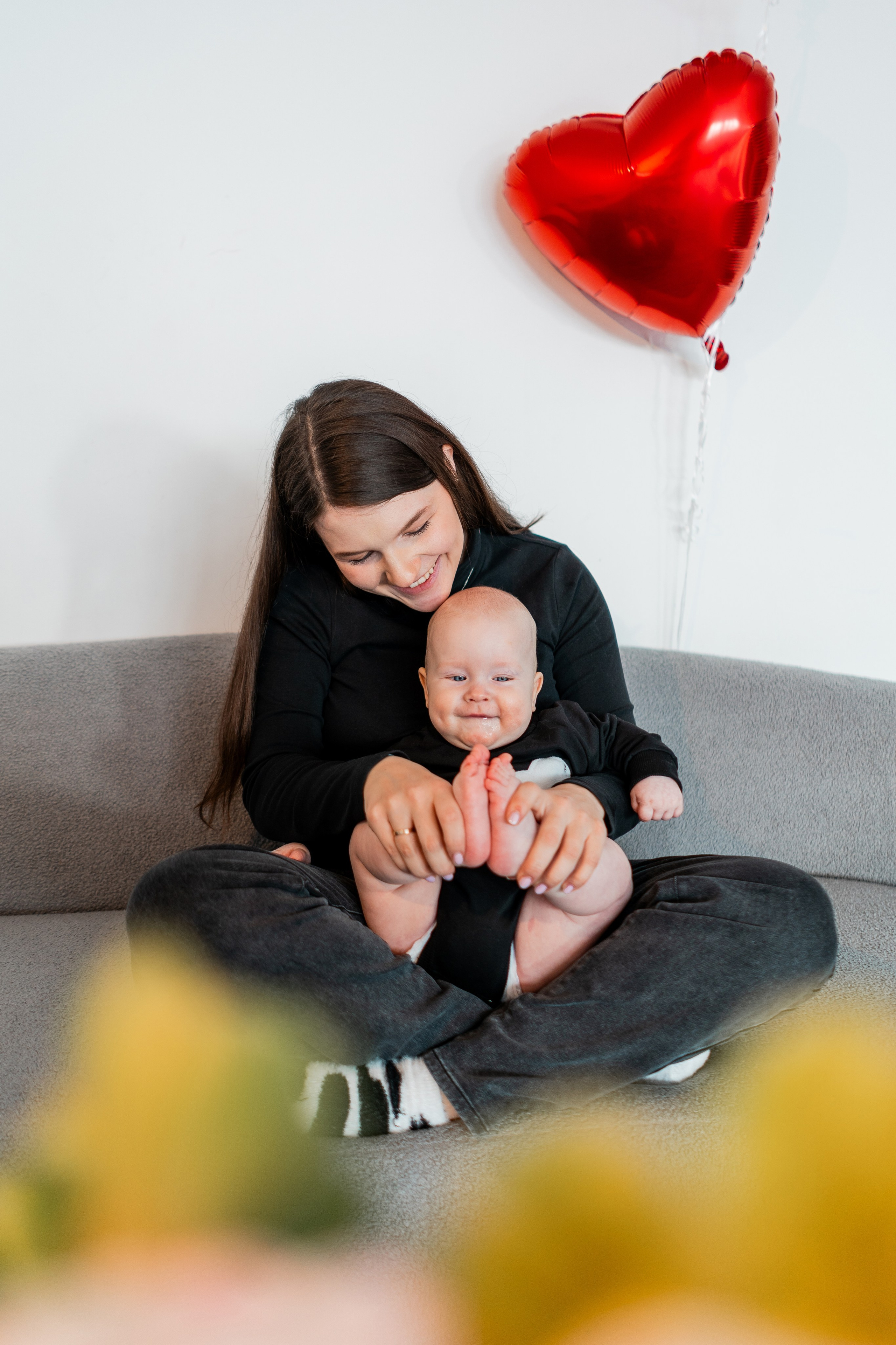 Семейная фотосессия Кристины и малыша Славы в Калуге