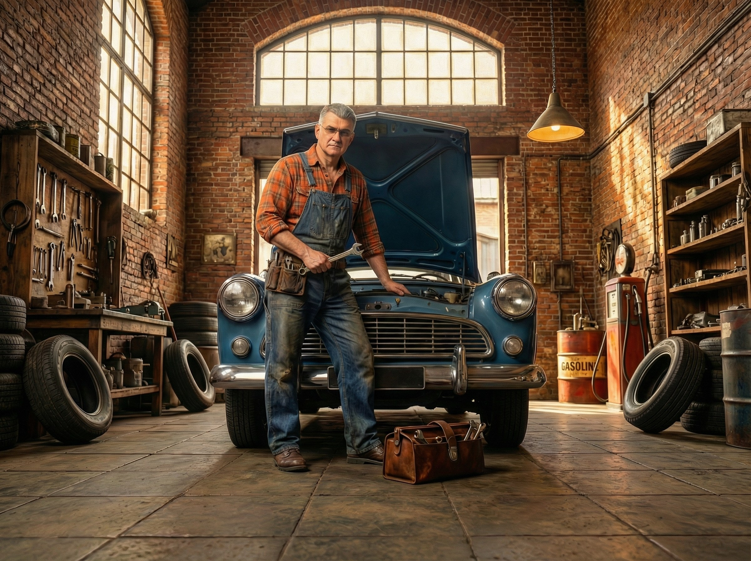 Однажды в гараже. Автор Игорь Елифёров. Шаблоны и дизайны выпускных альбомов и фотокниг