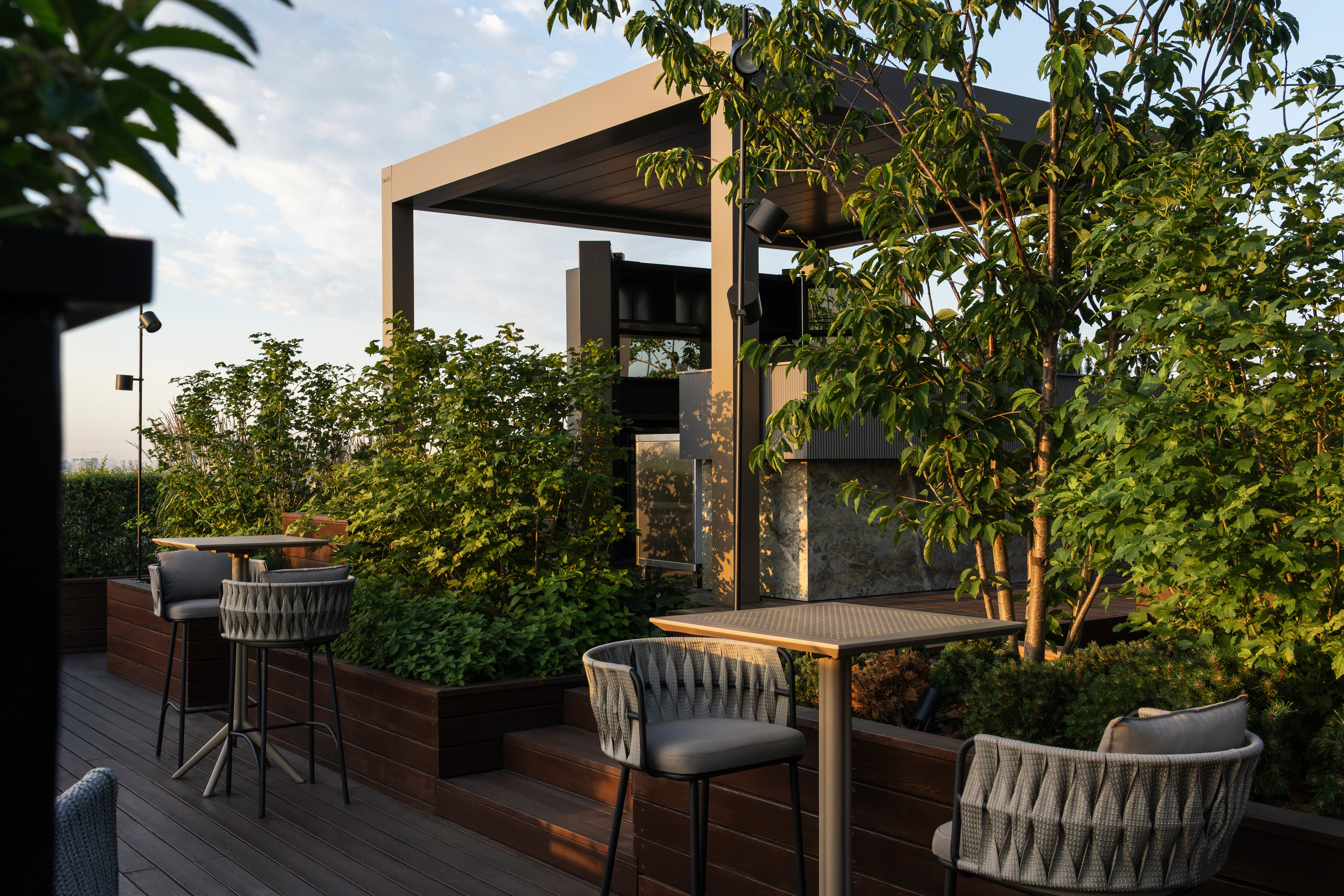 Brusnika office terrace, Moscow. Артамонов Александр | Архитектурный и ландшафтный фотограф