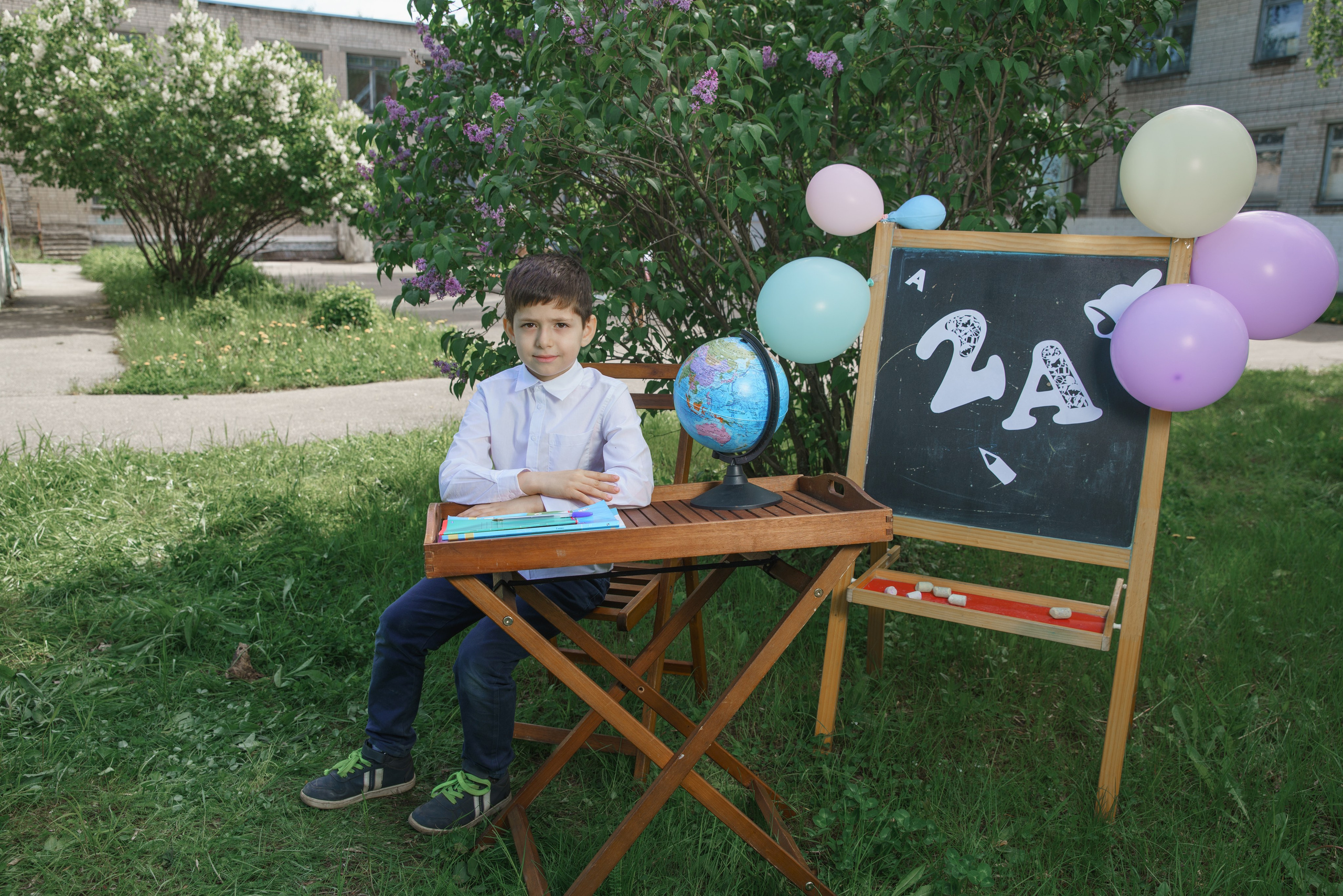 Школьная фотозона. Семейный и детский фотограф в Нижнем Новгороде