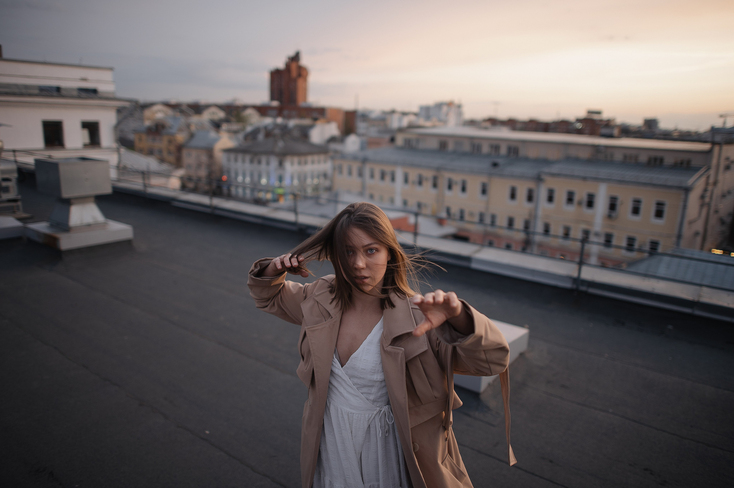 Екатерина, выпускница ЯГТИ имени Фирса Шишигина. Портретная прогулка по городу. Свадебный фотограф в Ярославле Денис Медоваров