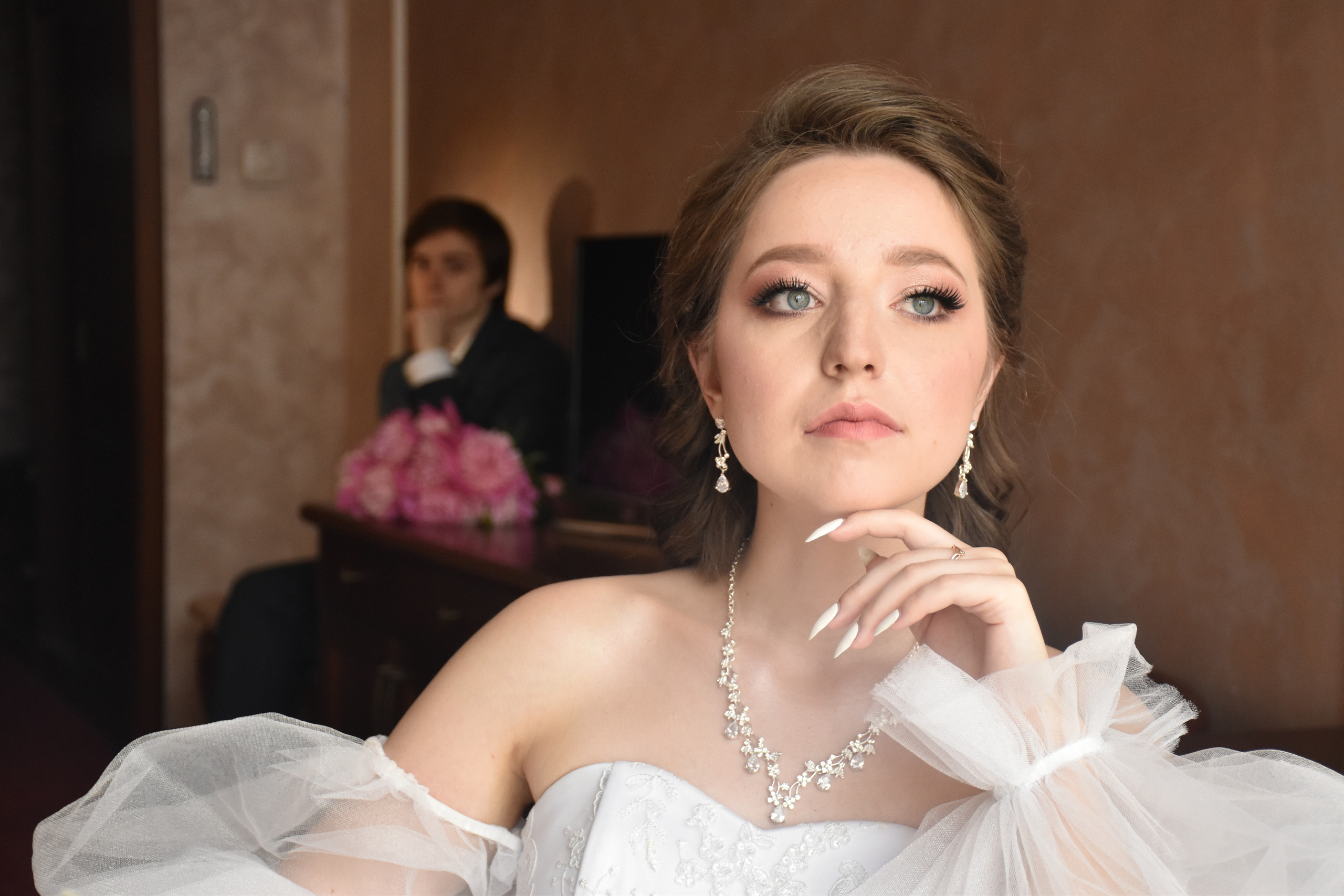 Были белее снега свадебные цветы. Елена Рязанцева Ваш фотограф в городе Тула