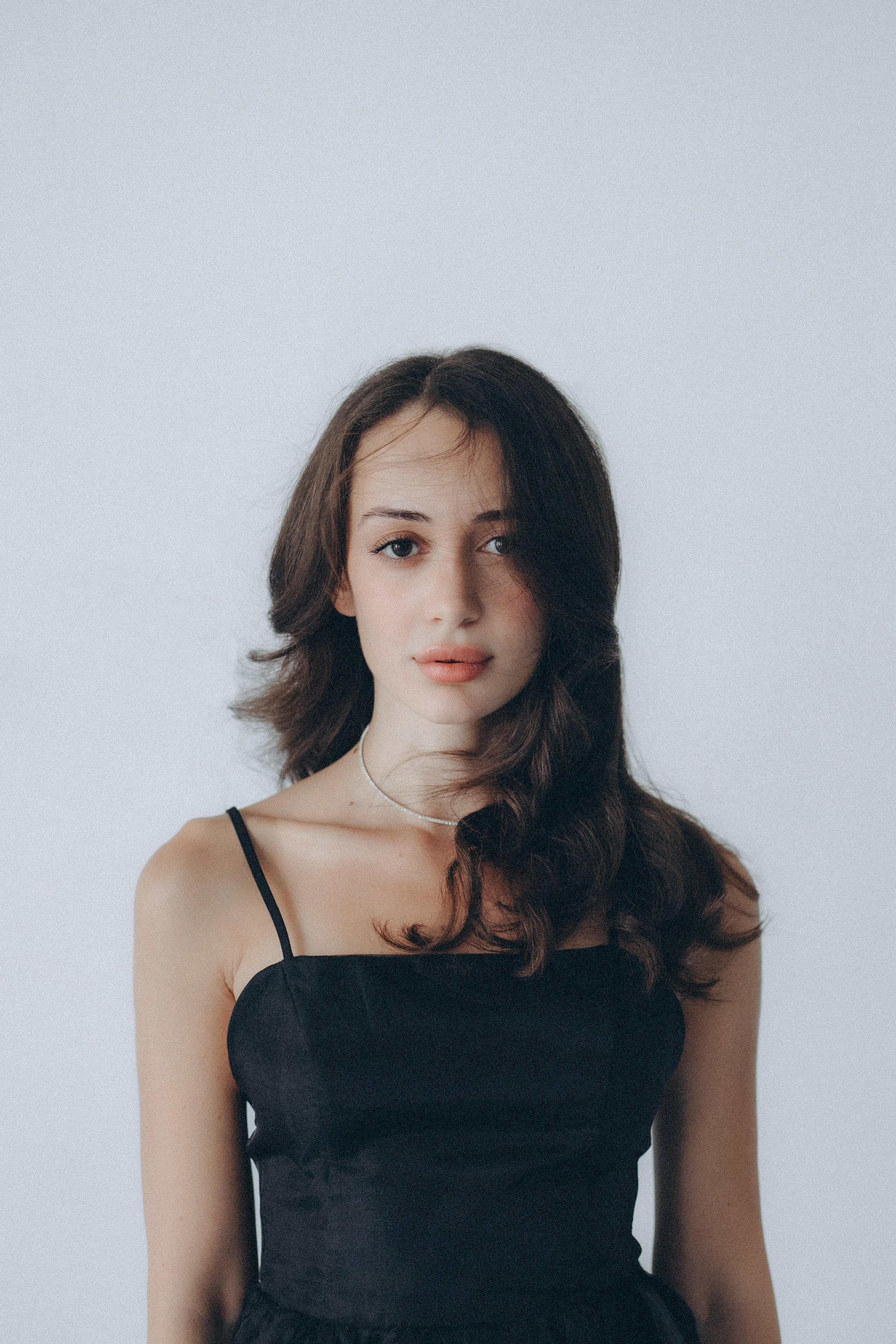 Candid female portrait with authentic emotion