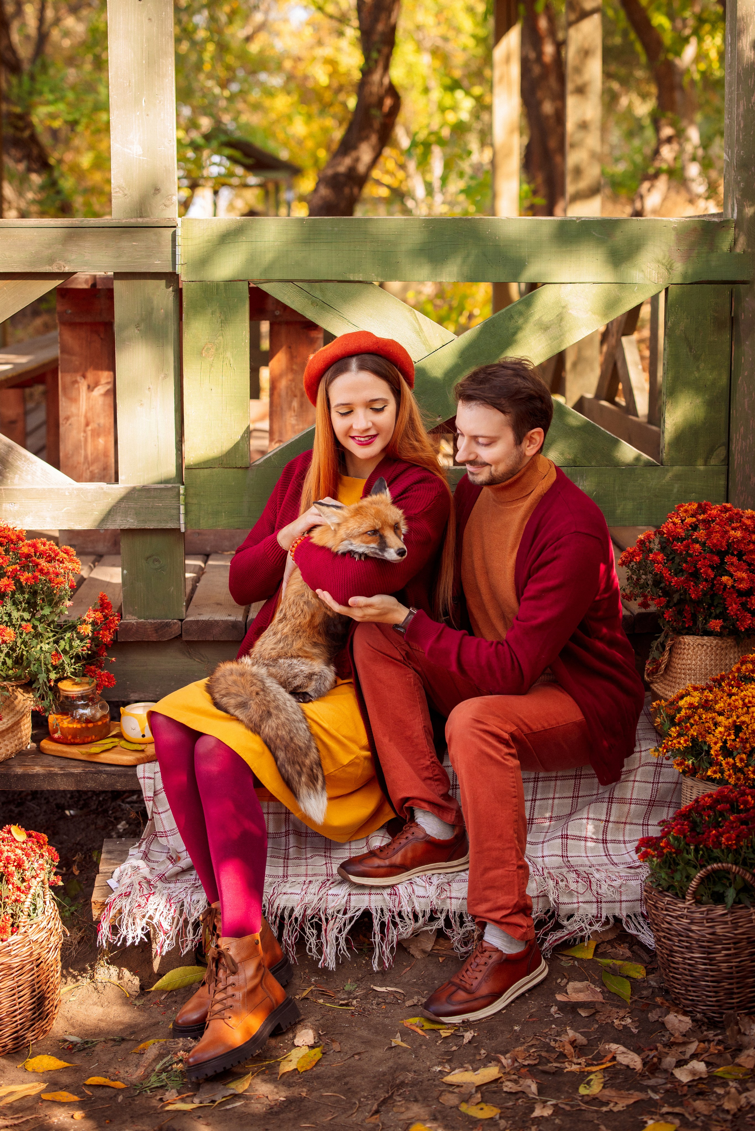 Осень с «Лисом». Семейный и детский фотограф в Краснодаре Анна Трашкова