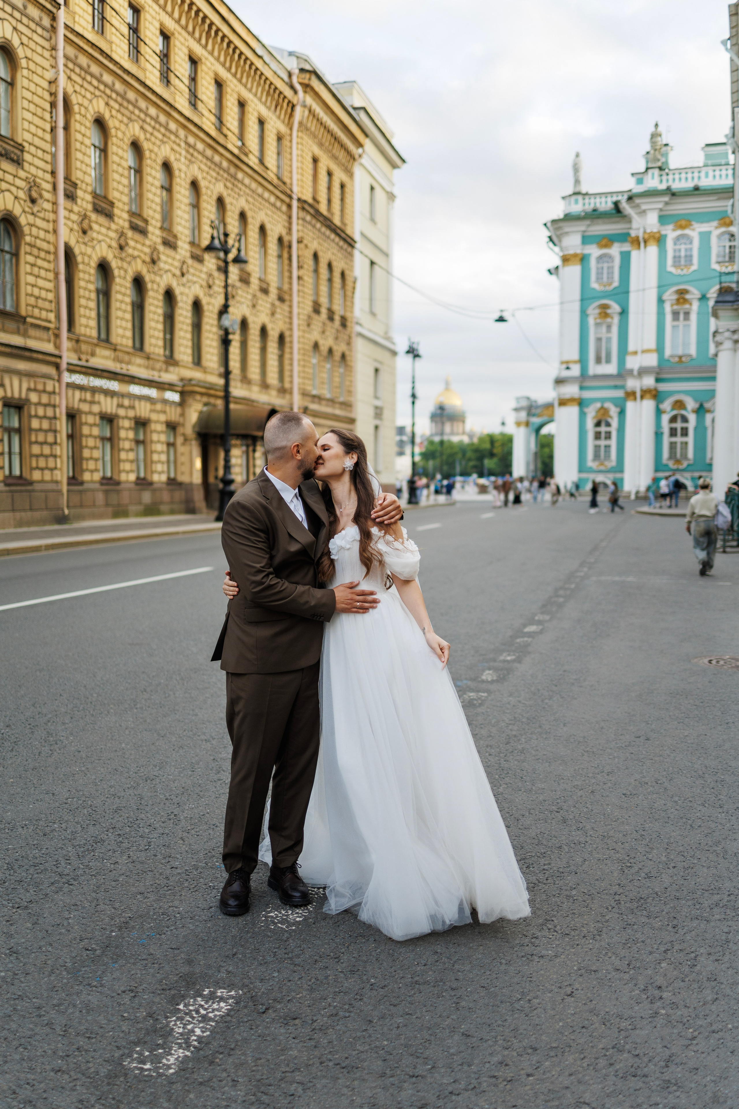 Руслан и Виолетта — Исаакий, Зимняя канавка. Боженова Елена фотограф Санкт-Петербург