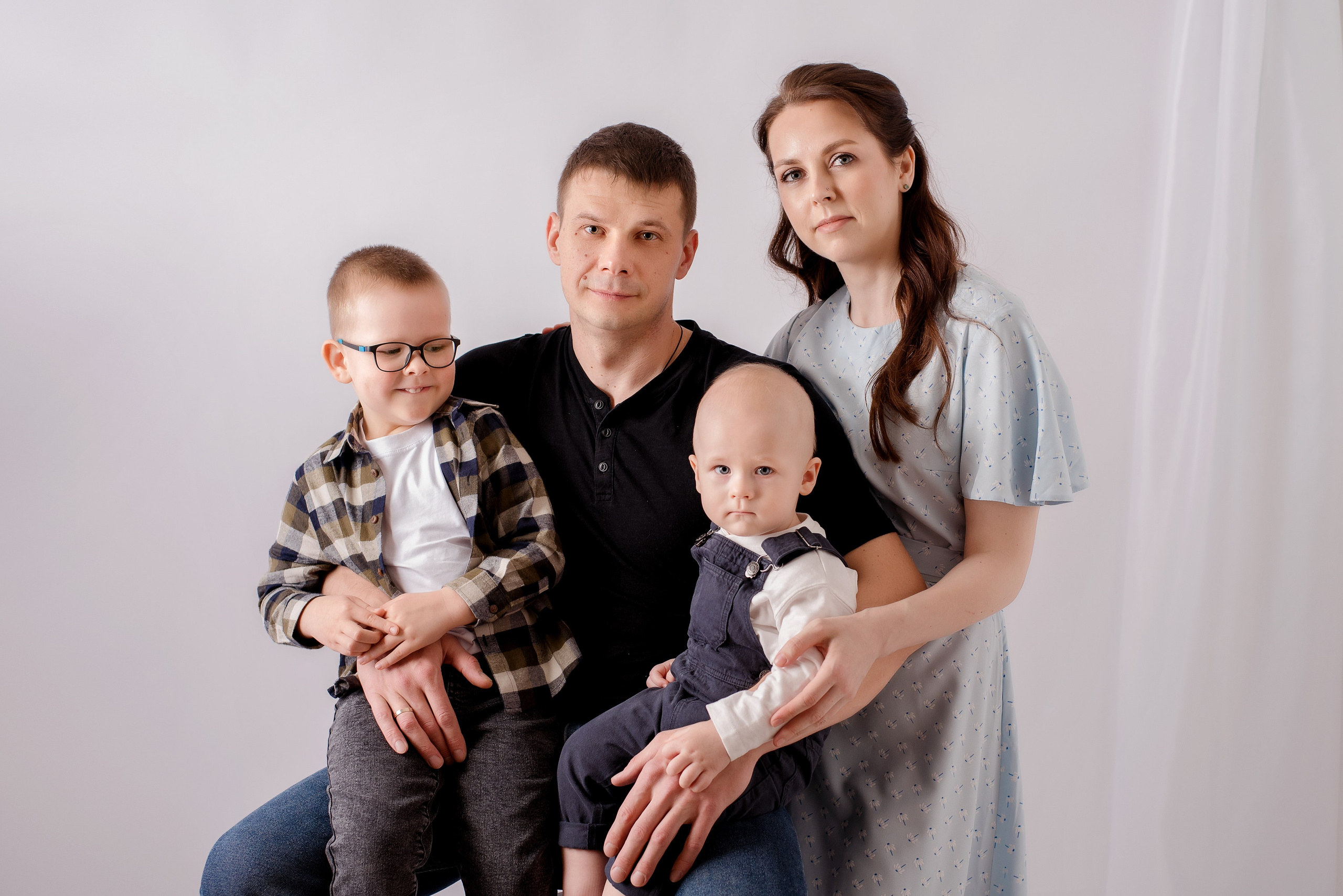 1 год семейная. Детский фотограф в Долгопрудном и Москве