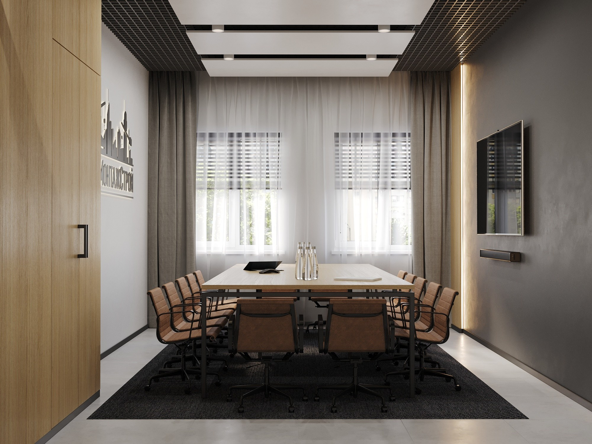 Офис ВипМонтажСтрой. Клиент BAUFLEX. Евгений Пырков — 3d визуализатор интерьеров и экстерьеров России