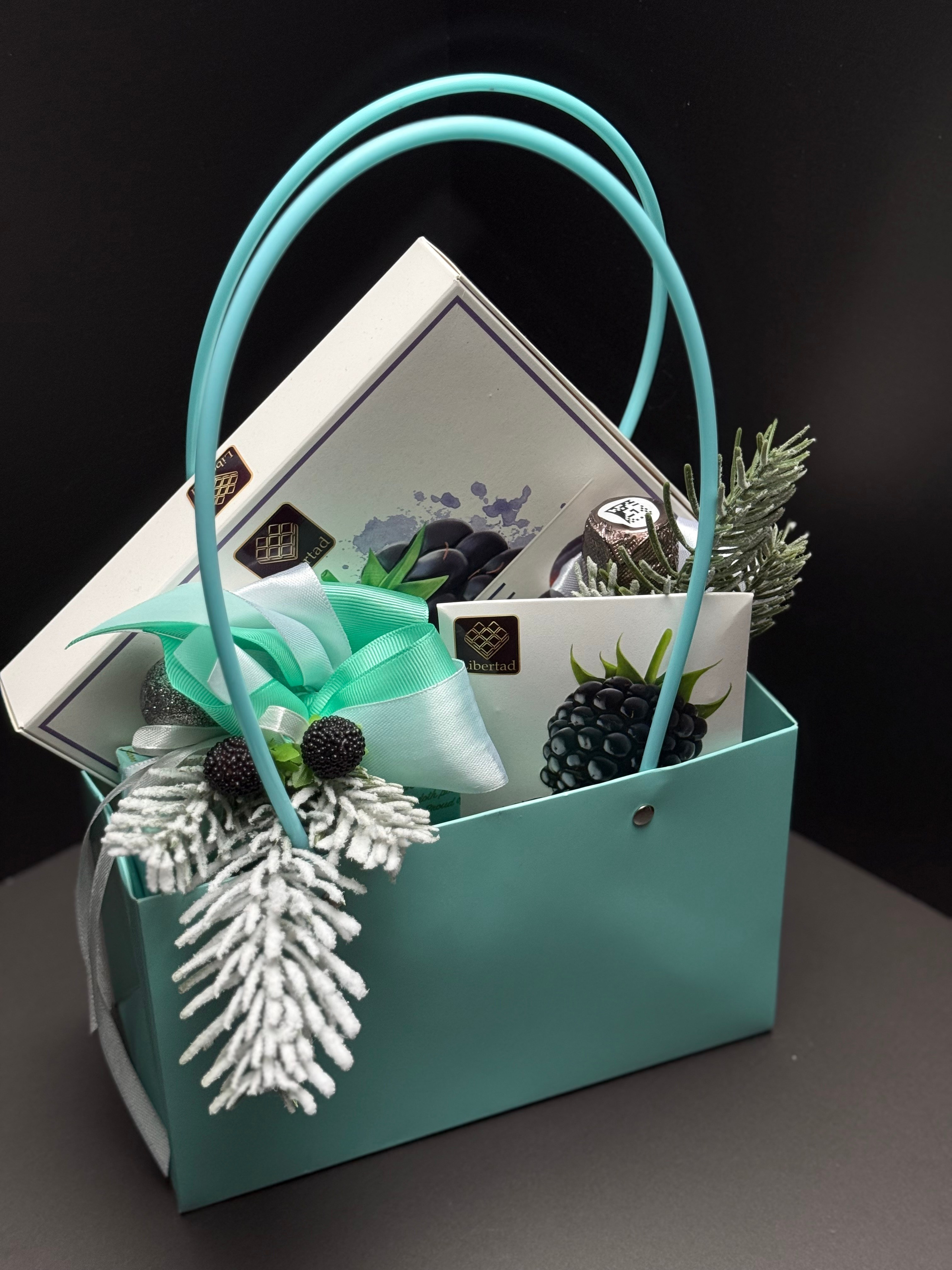 Сумочка «Зимняя Ежевика». Студия подарочных наборов «Владия»