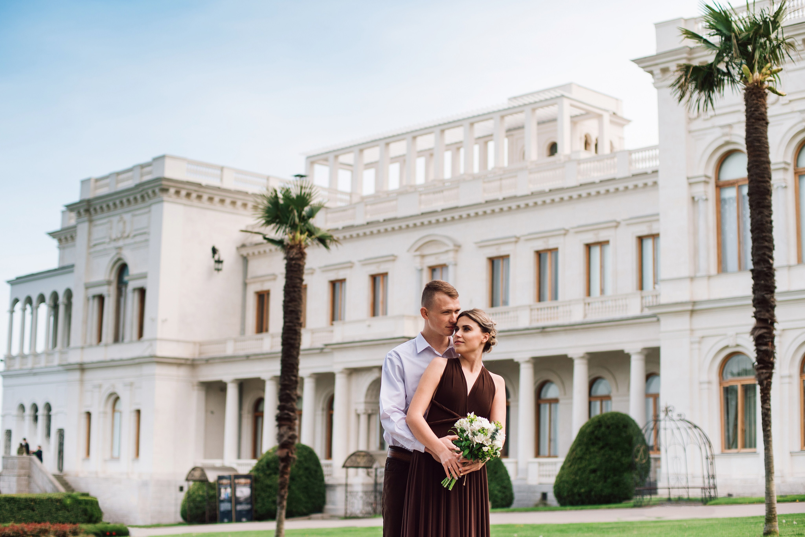 Свадебная фотосессия в Ливадии. Красивые места Крыма для фотосессии. Фотограф в Симферополе и по Крыму Ольга Топоривская.