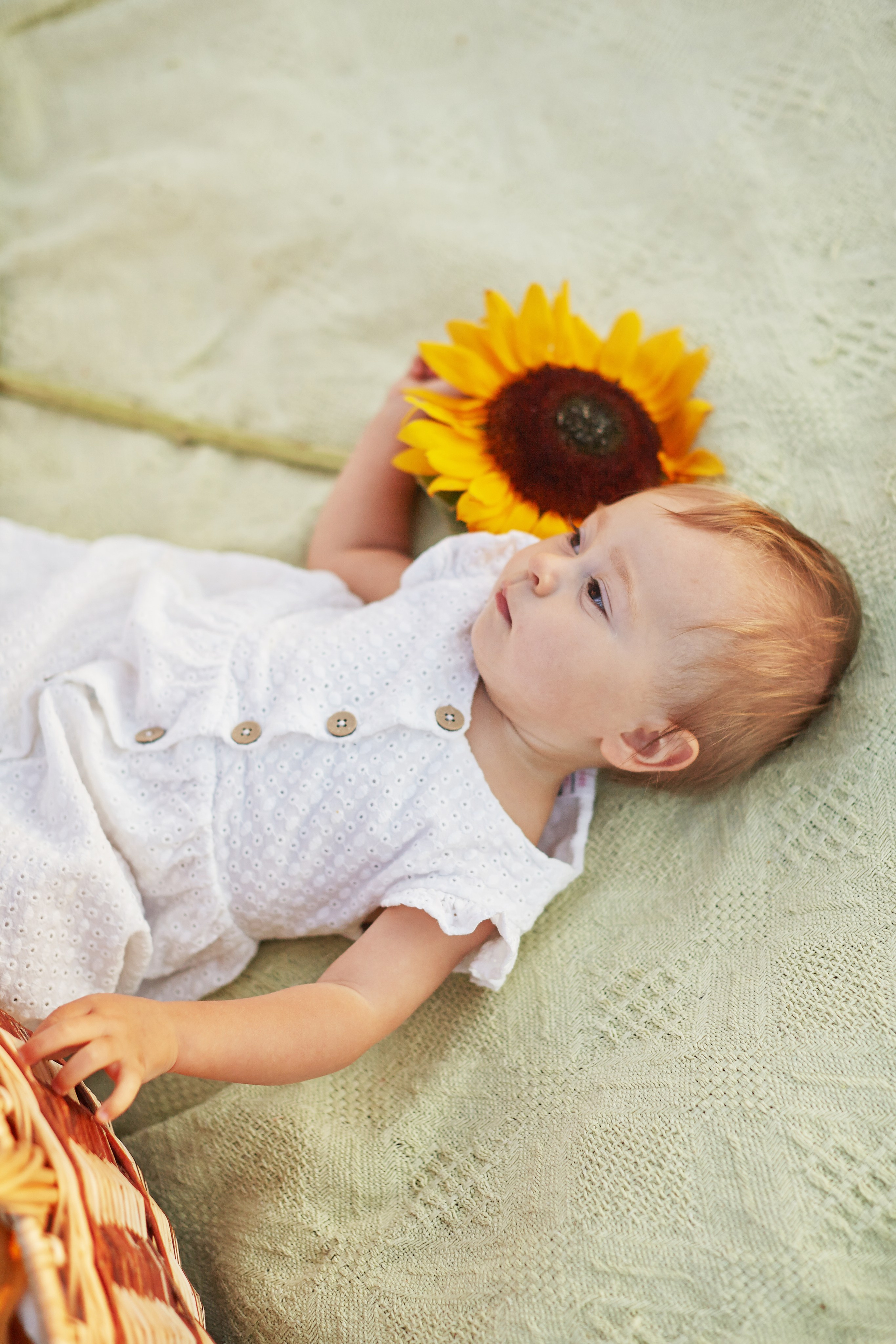 Мама с дочкой в поле на закате. Фотограф Ольга Ефремова
