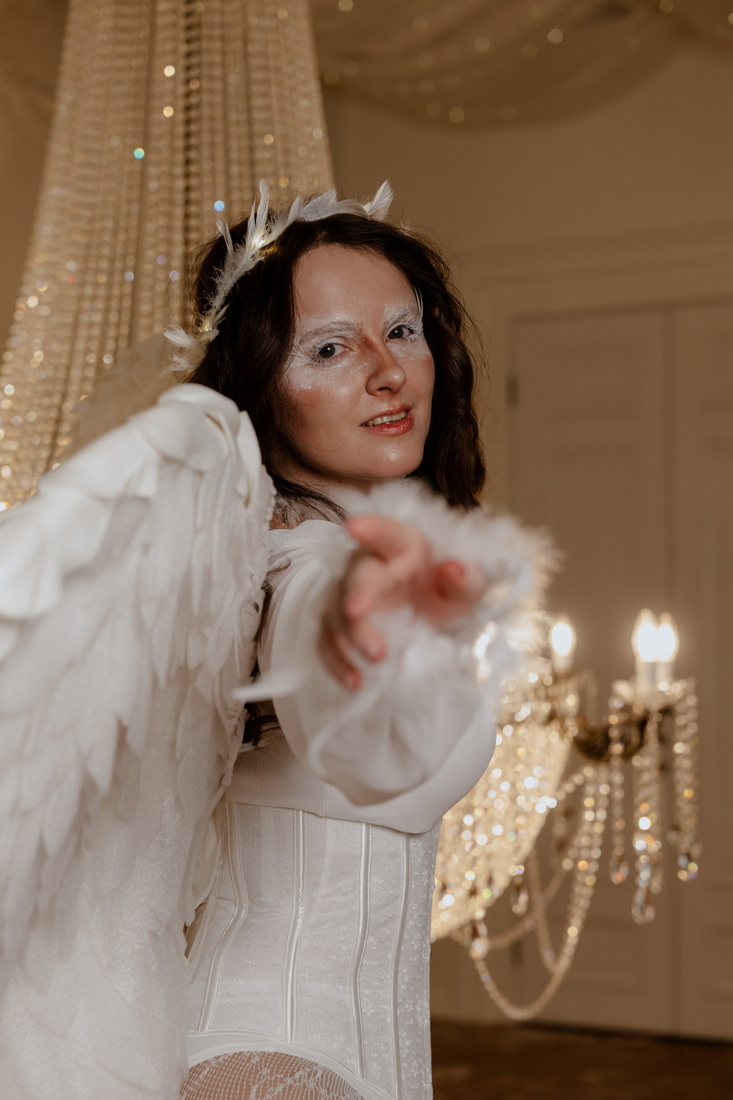 Фотосессия с крыльями ангела. Фотограф в Новосибирске Екатерина Васильева