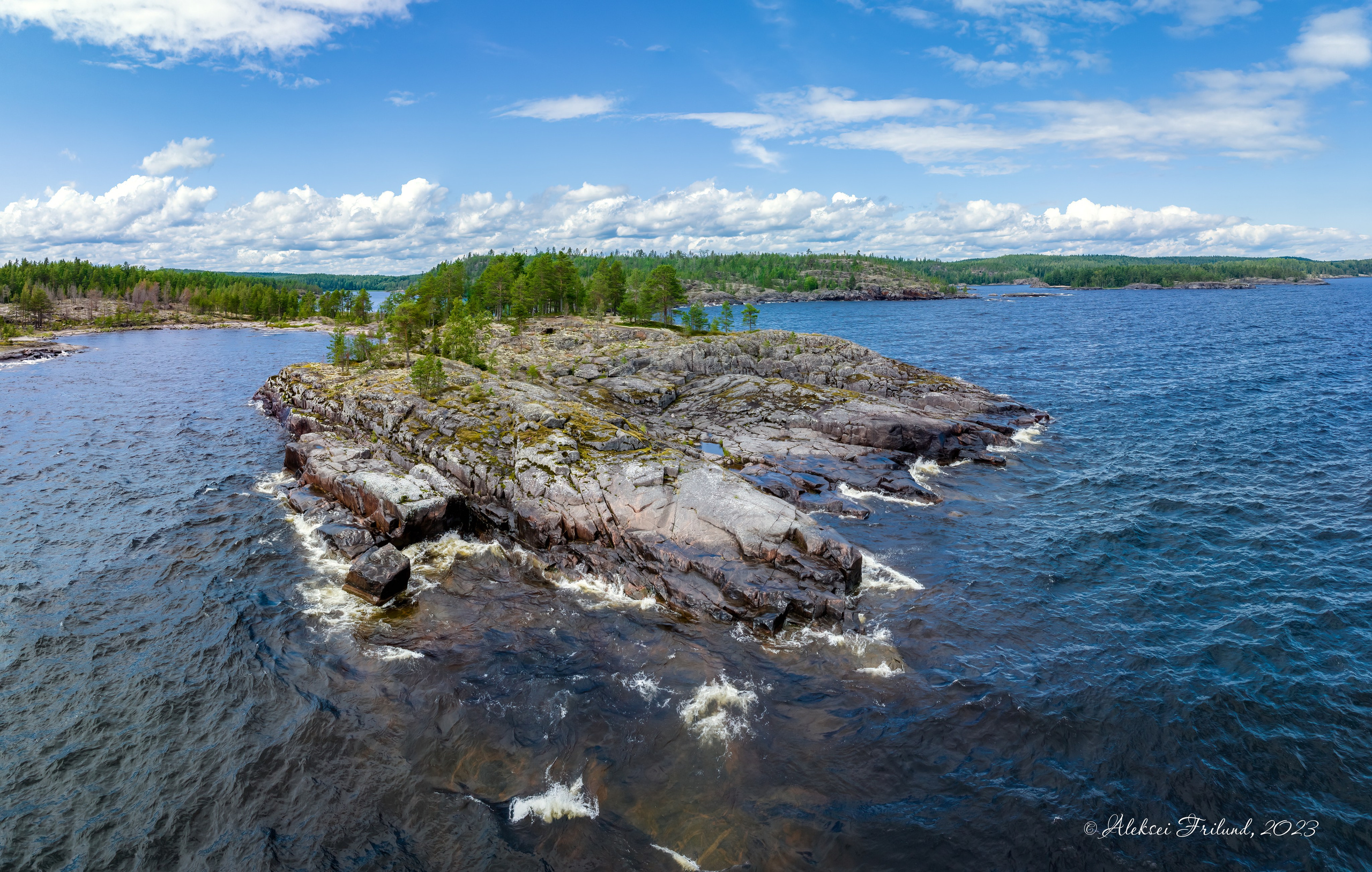 Ладожское озеро. Аэросъемка. Фото и Видео в Карелии. Алексей Фрилунд