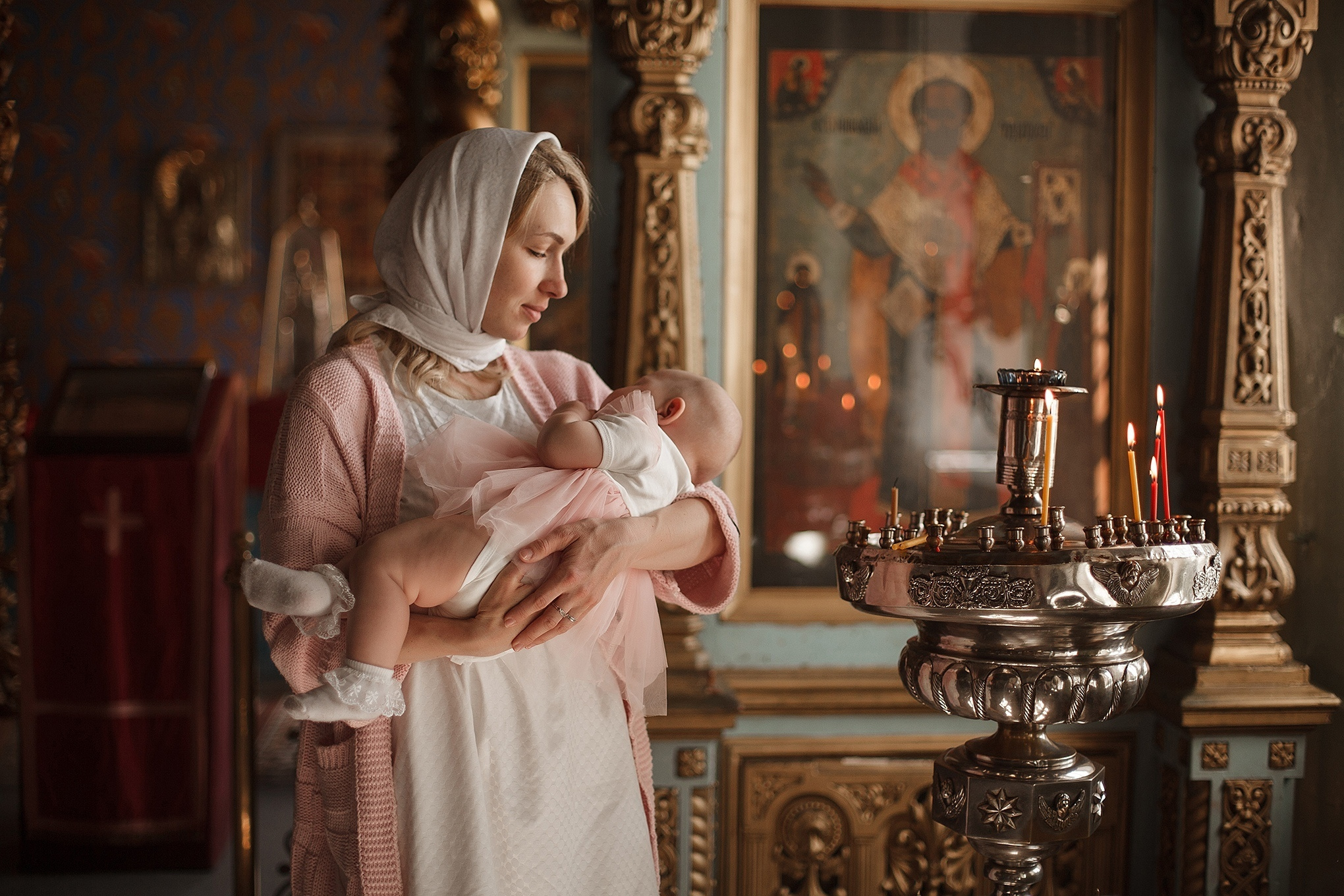 Крещение. Детский и семейный фотограф в Костроме Валентина Белик