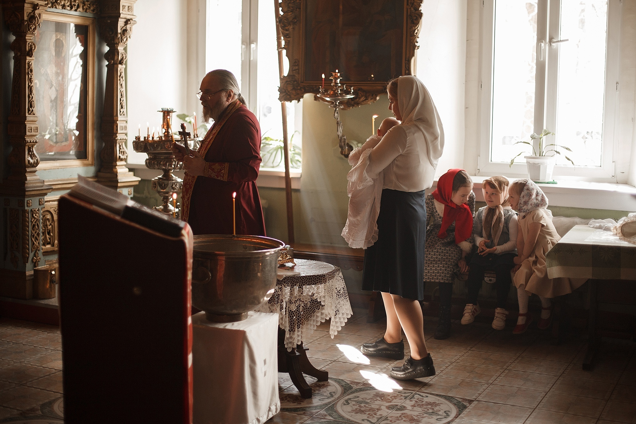Крещение. Детский и семейный фотограф в Костроме Валентина Белик