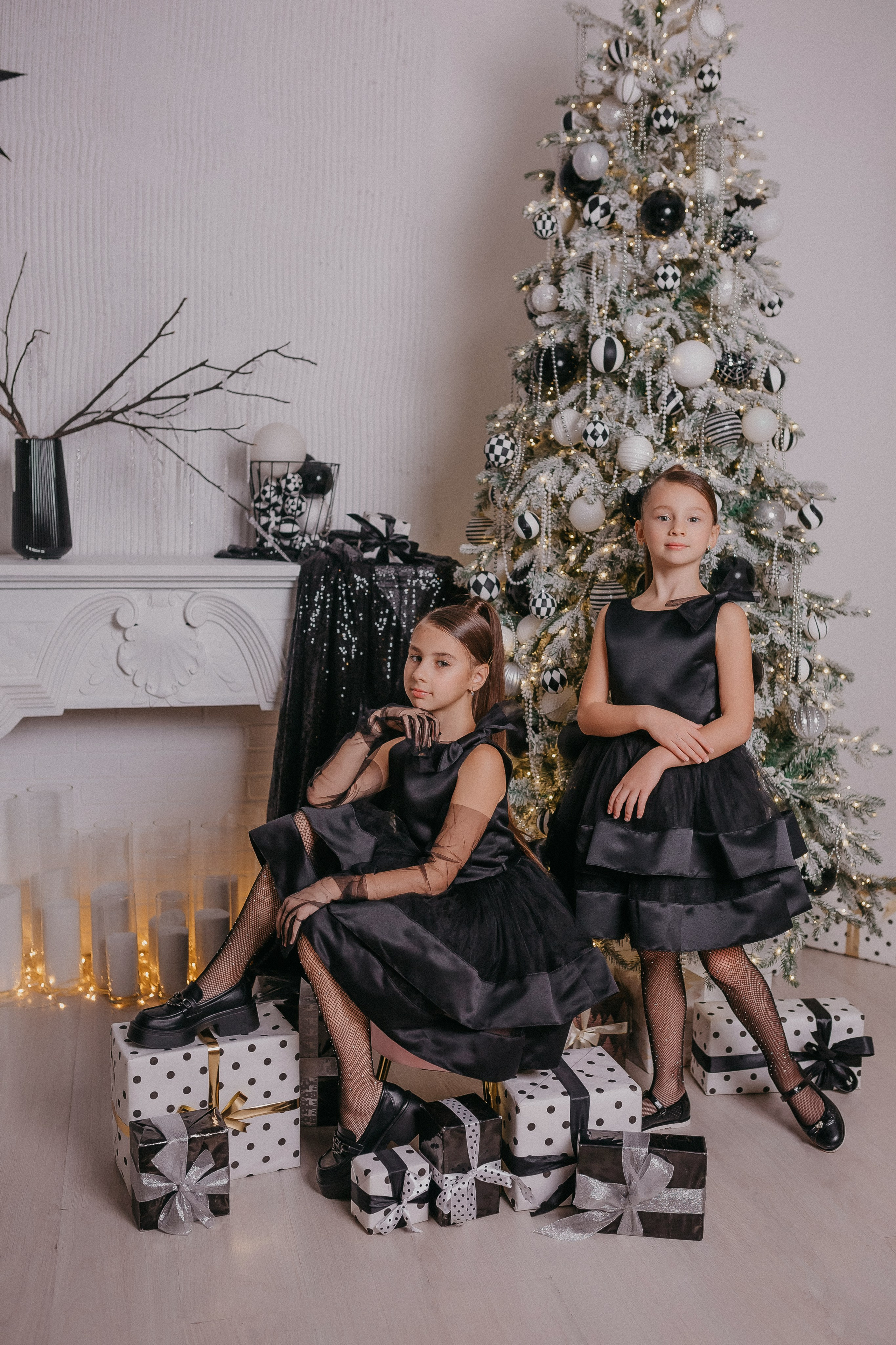 Девочки в чёрном. Семейный фотограф в Сургуте