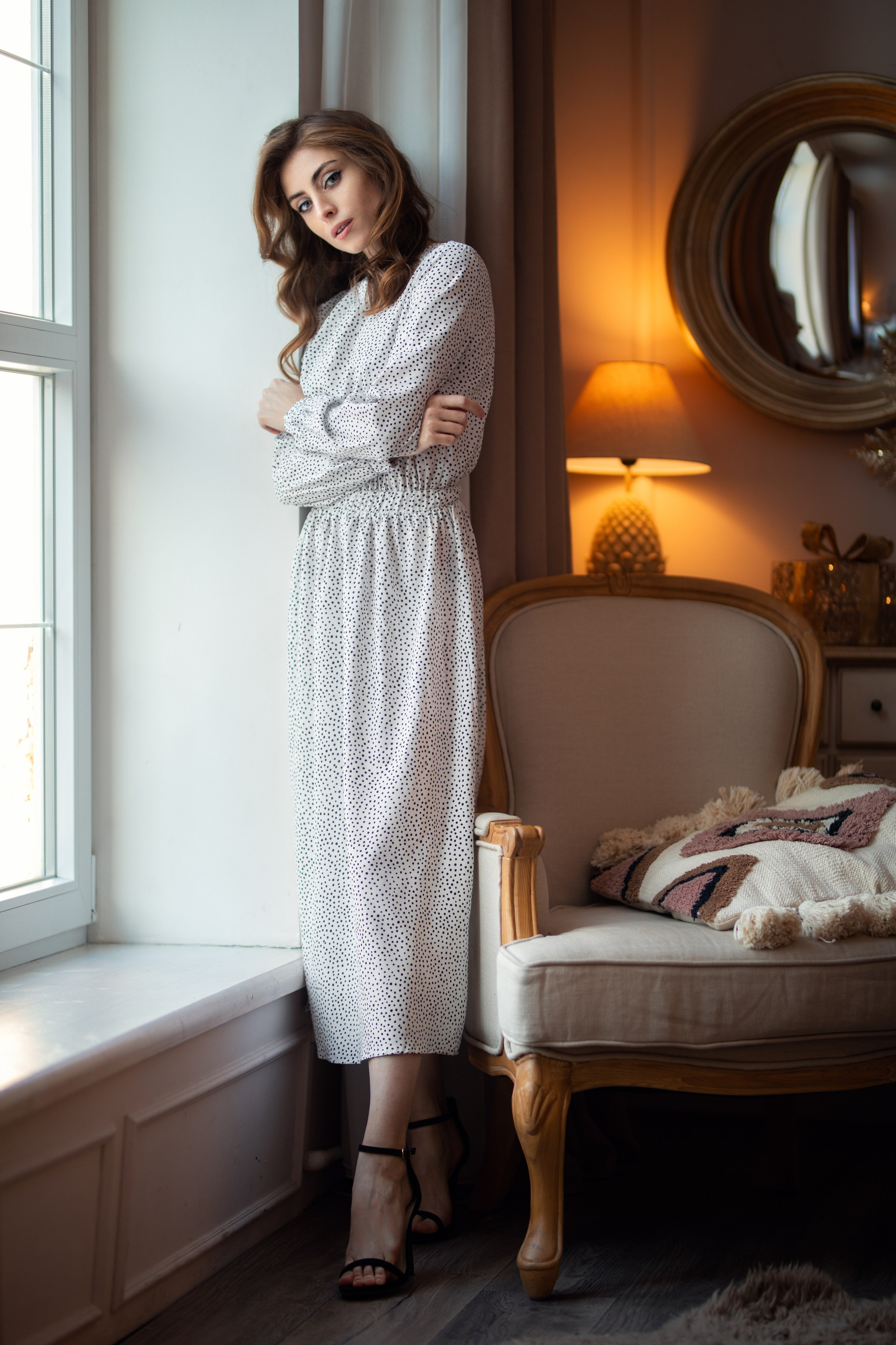 Новогодний фотосет в интерьерной студии с Надеждой в формате для «себя»