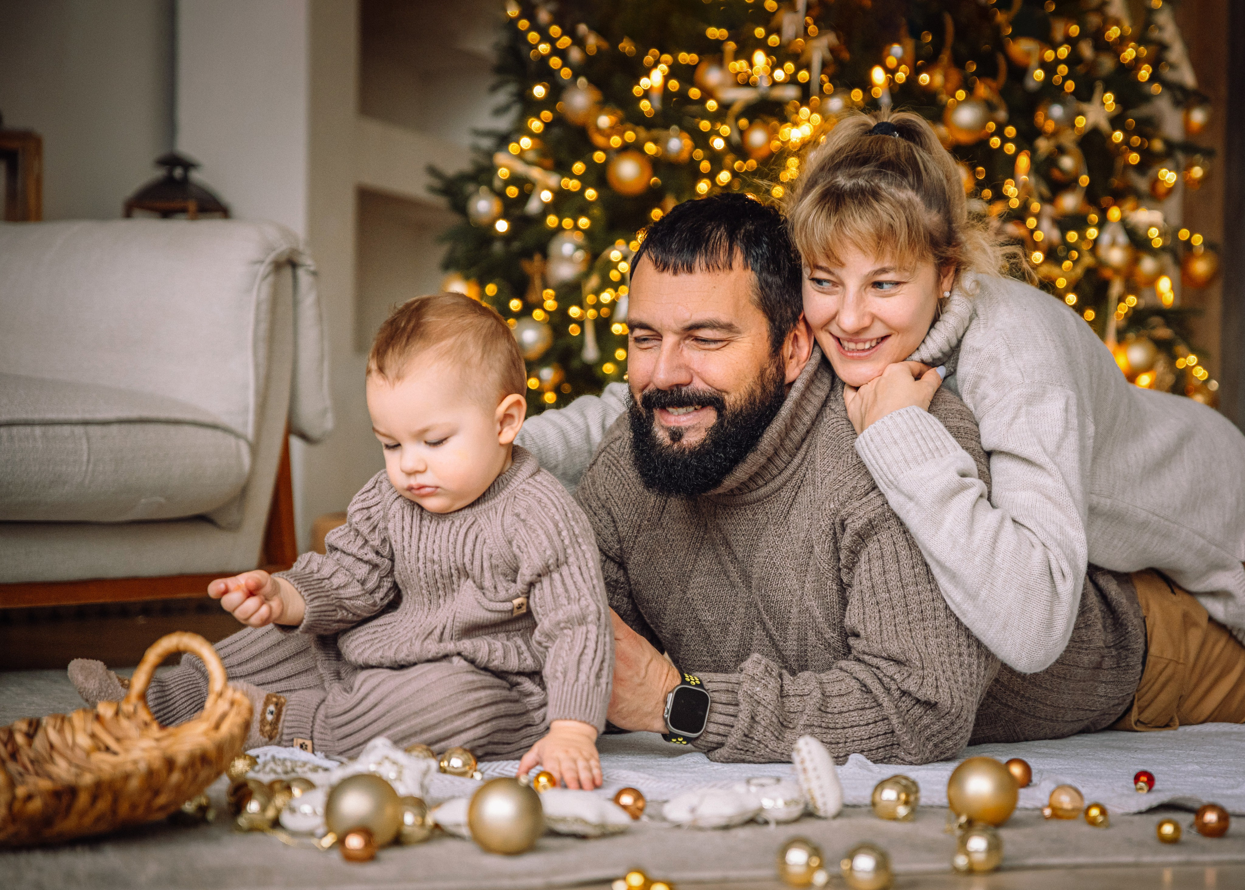 Оля, Леша и Димулька. Семейный фотограф В Москве Александра Дейкун