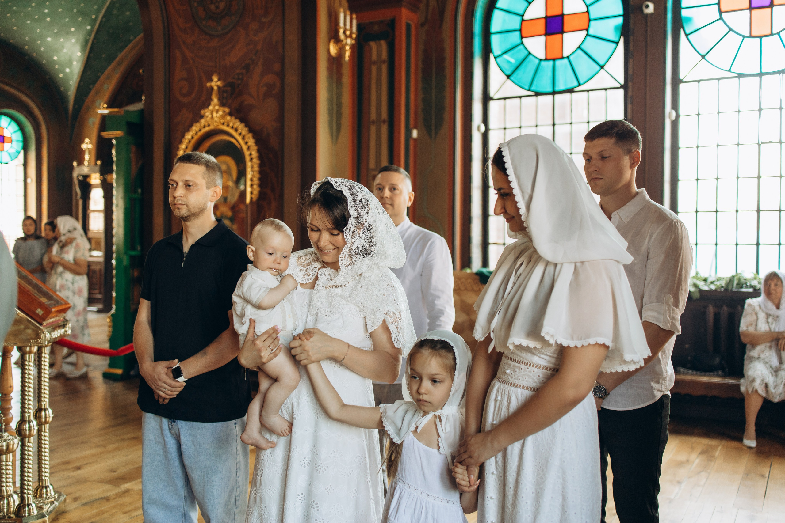 Двойное крещение Анны и Саши. Самый теплый фотограф в Краснодаре Рябоконь Ксения